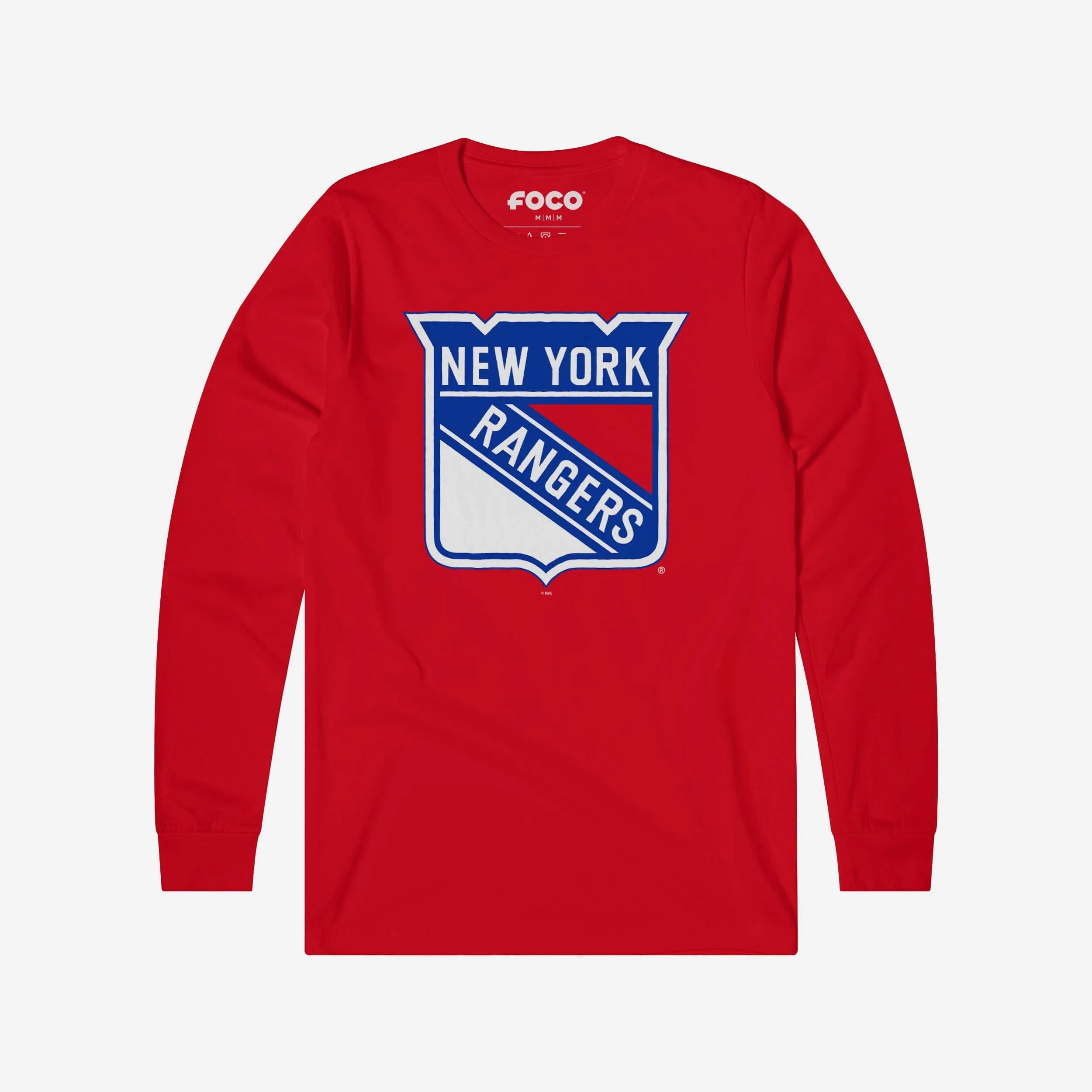 New York Rangers Primary Logo Long Sleeve T-Shirt - Image 10