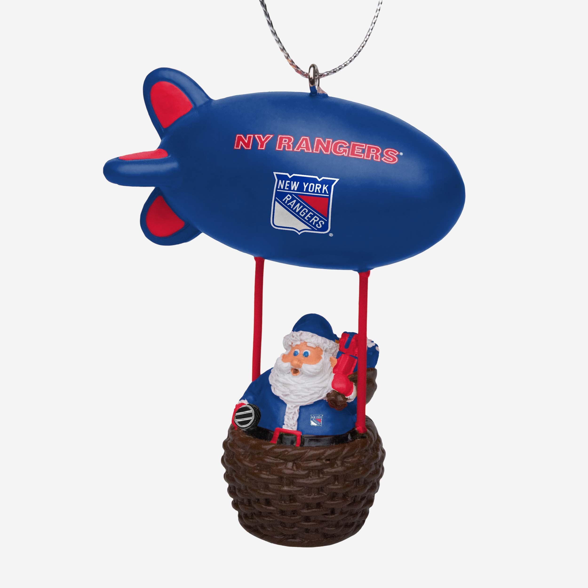 New York Rangers Santa Blimp Ornament