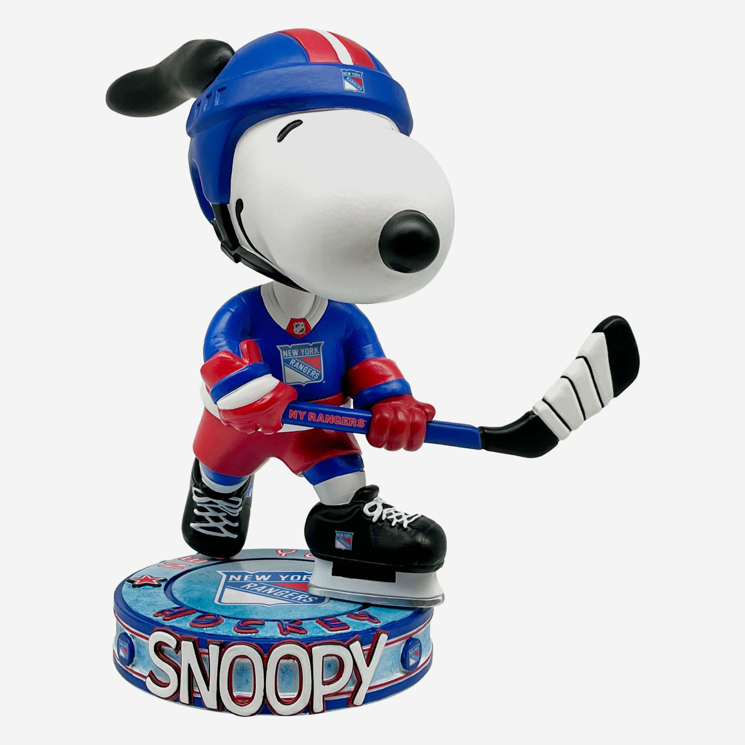 New York Rangers Snoopy Peanuts Bighead Bobblehead