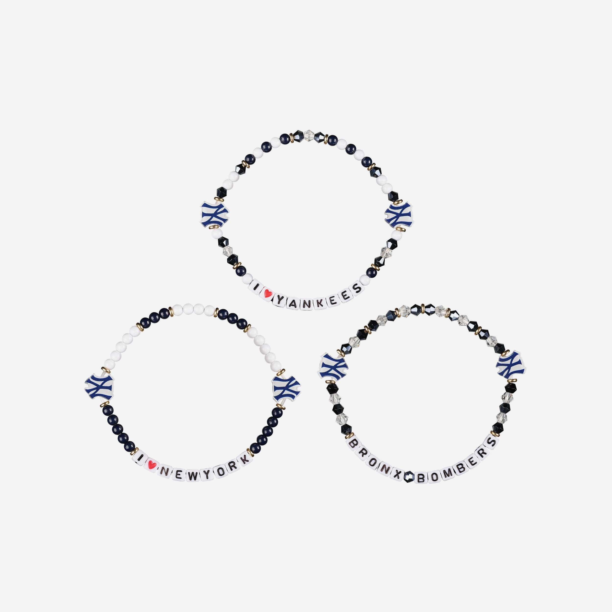 New York Yankees 3 Pack Friendship Bracelet - Image 3