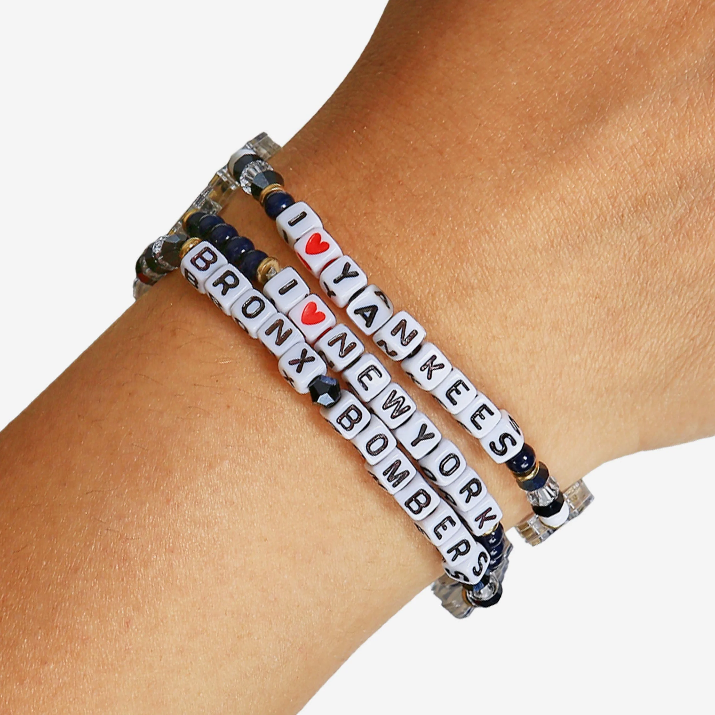 New York Yankees 3 Pack Friendship Bracelet - Image 4