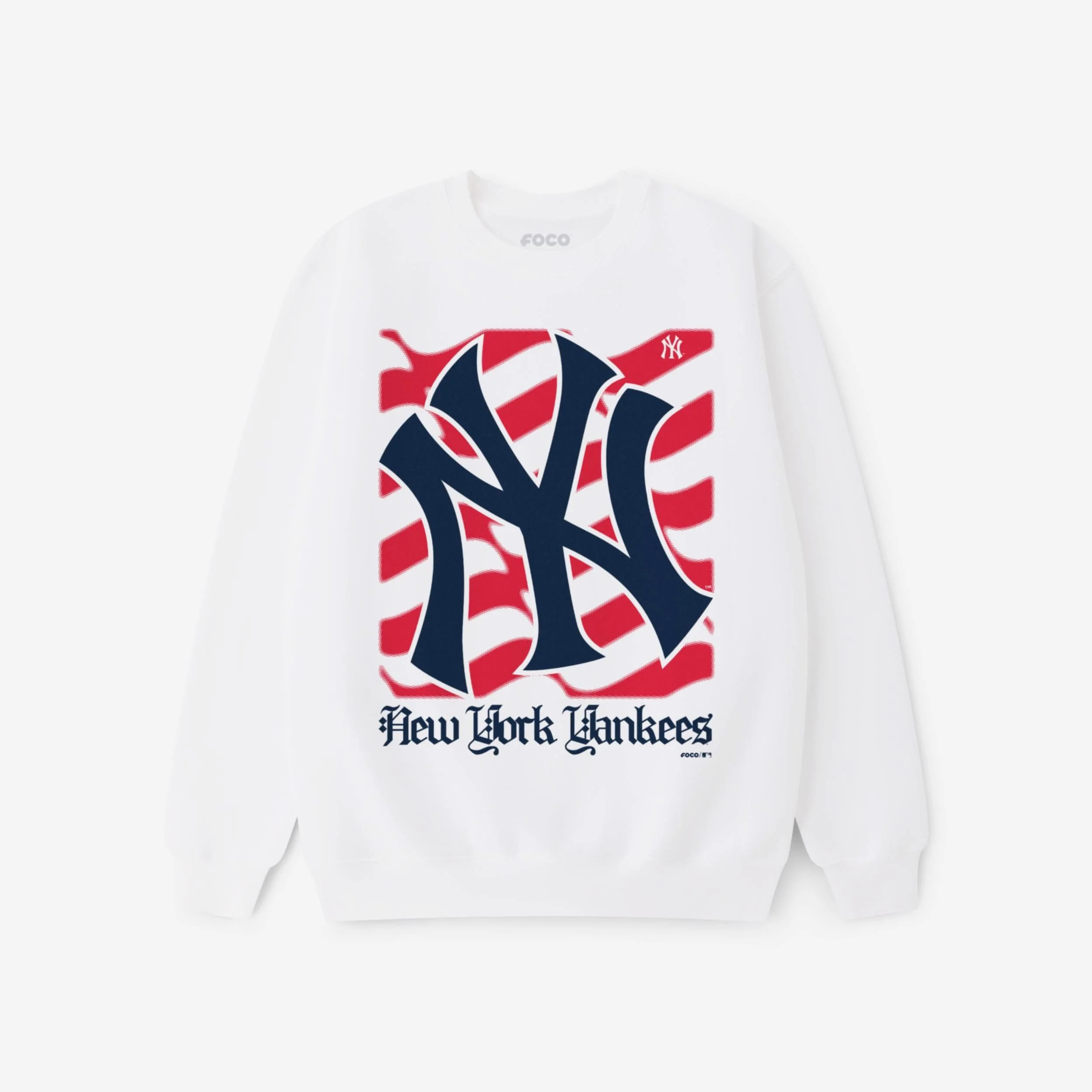 New York Yankees American Heritage Wordmark Crew Neck Sweatshirt