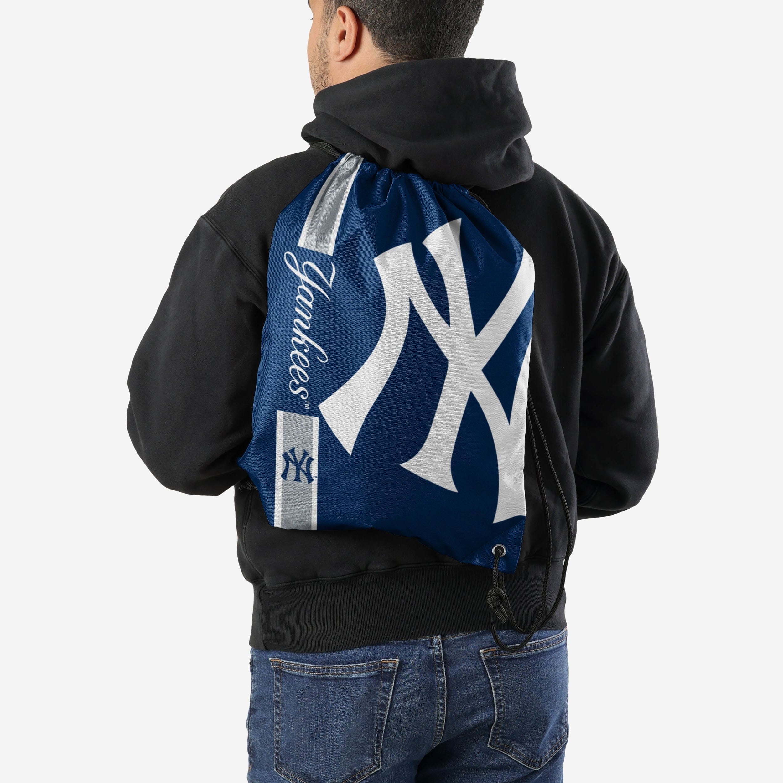 New York Yankees Big Logo Drawstring Backpack - Image 2