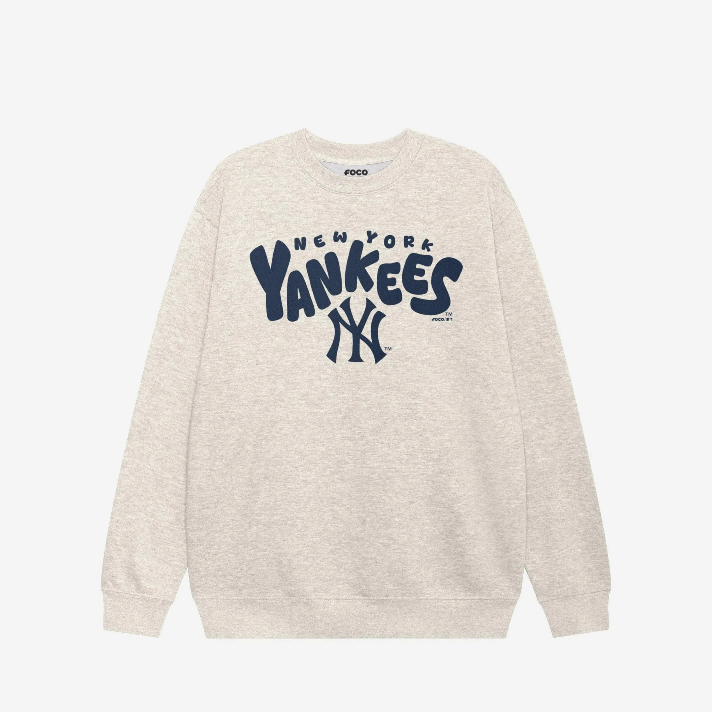New York Yankees Bubble Crew Neck Sweatshirt