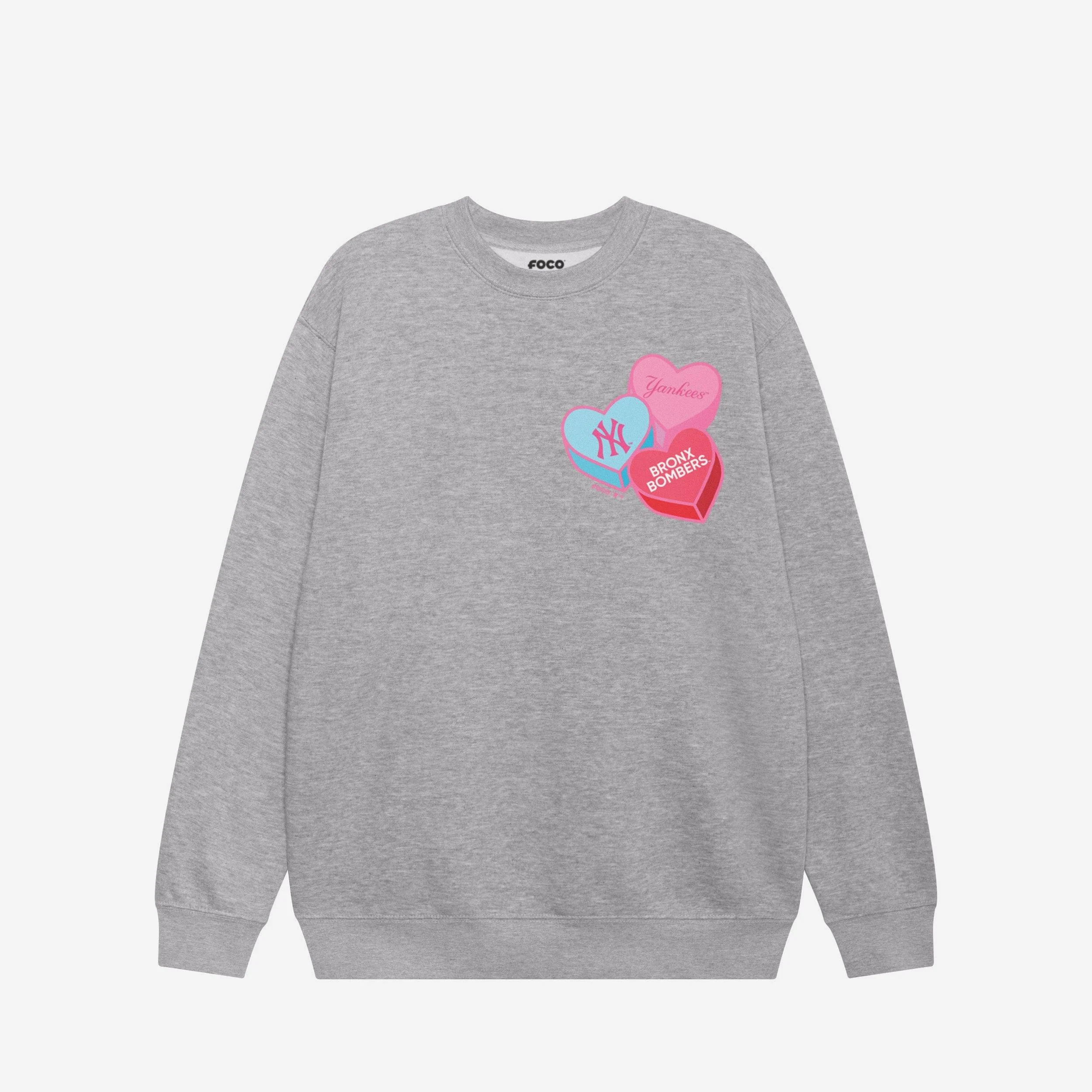 New York Yankees Candy Heart Crew Neck Sweatshirt - Image 3