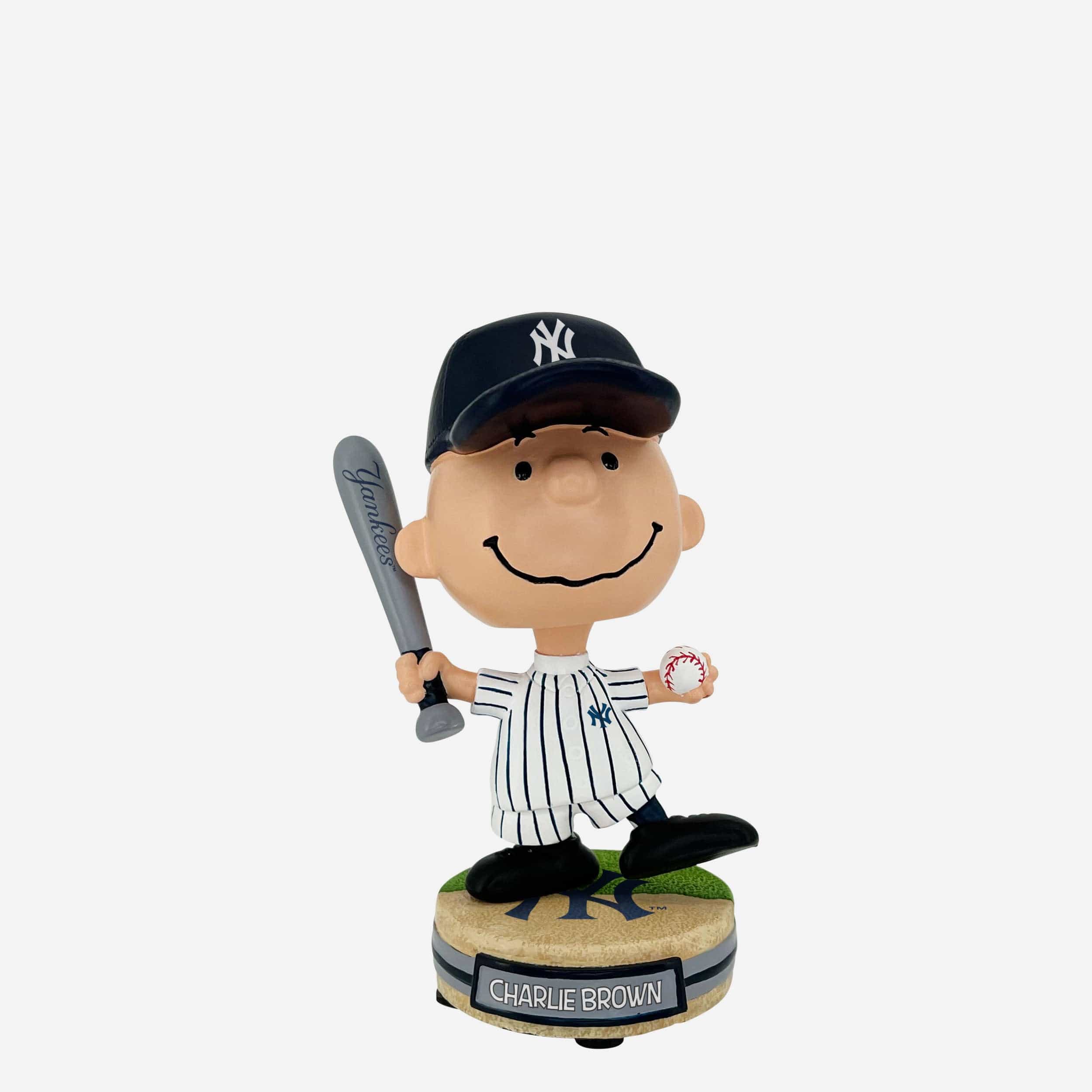 New York Yankees Charlie Brown Peanuts Mini Bighead Bobblehead