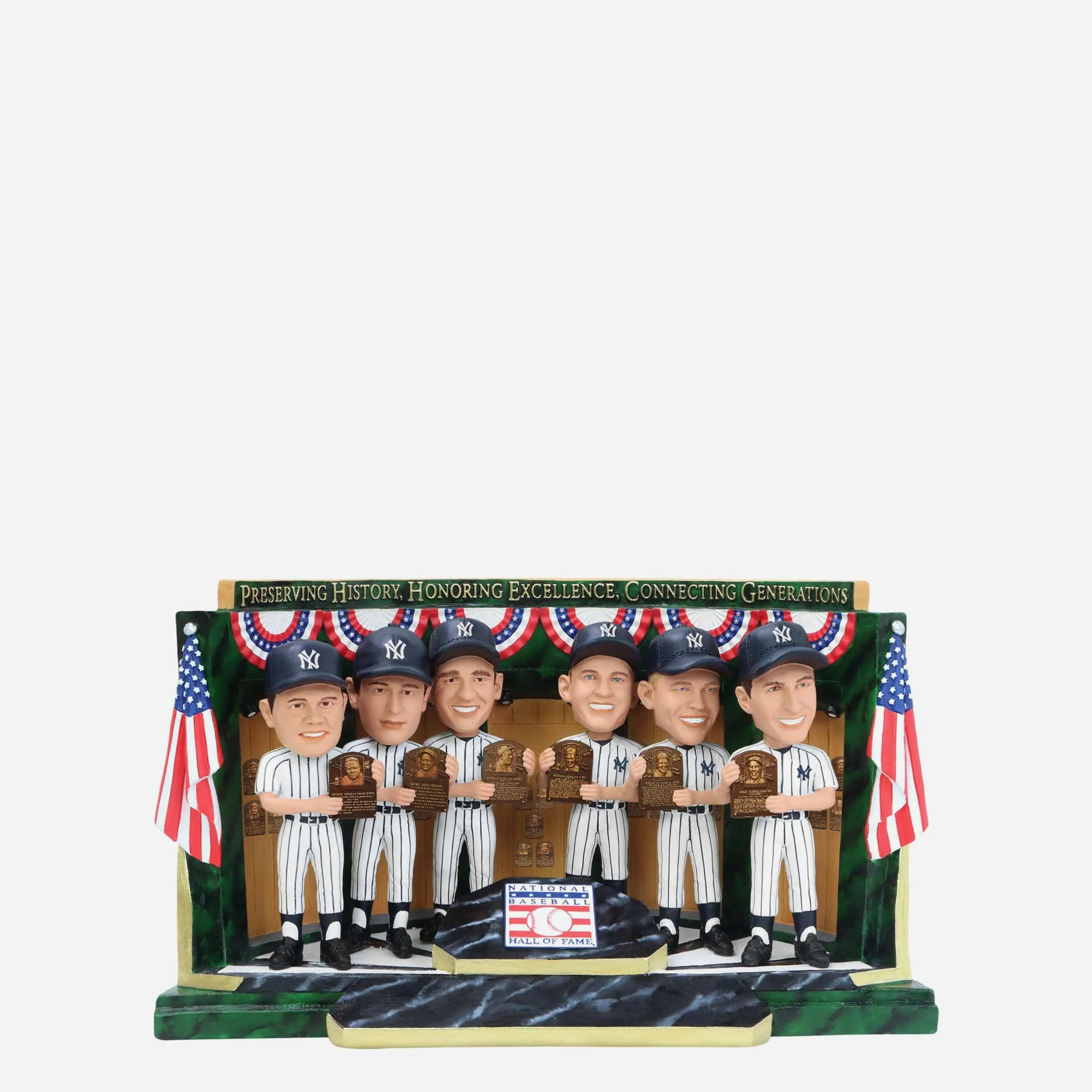 New York Yankees Hall of Fame Mini Bobblehead Scene