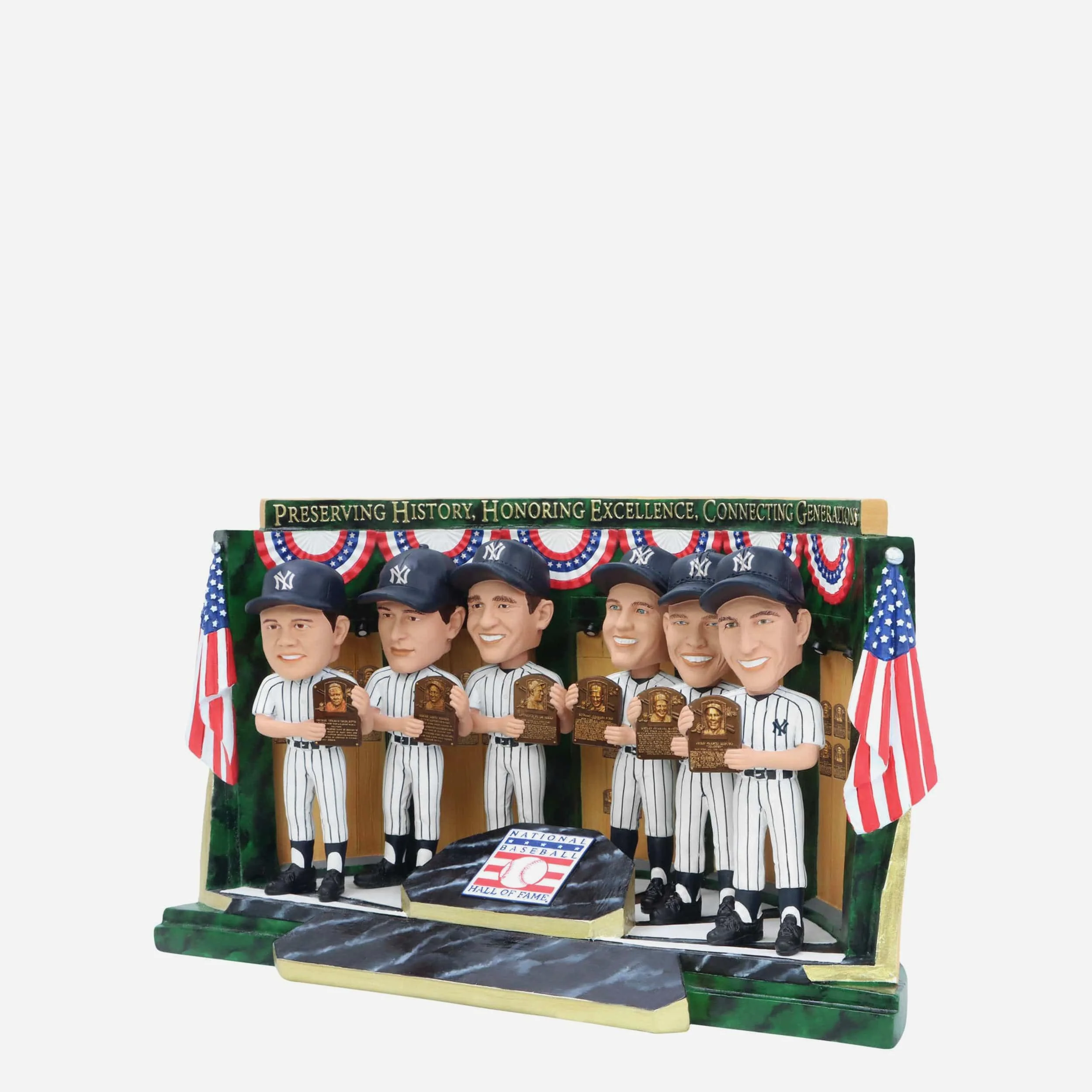 New York Yankees Hall of Fame Mini Bobblehead Scene - Image 5