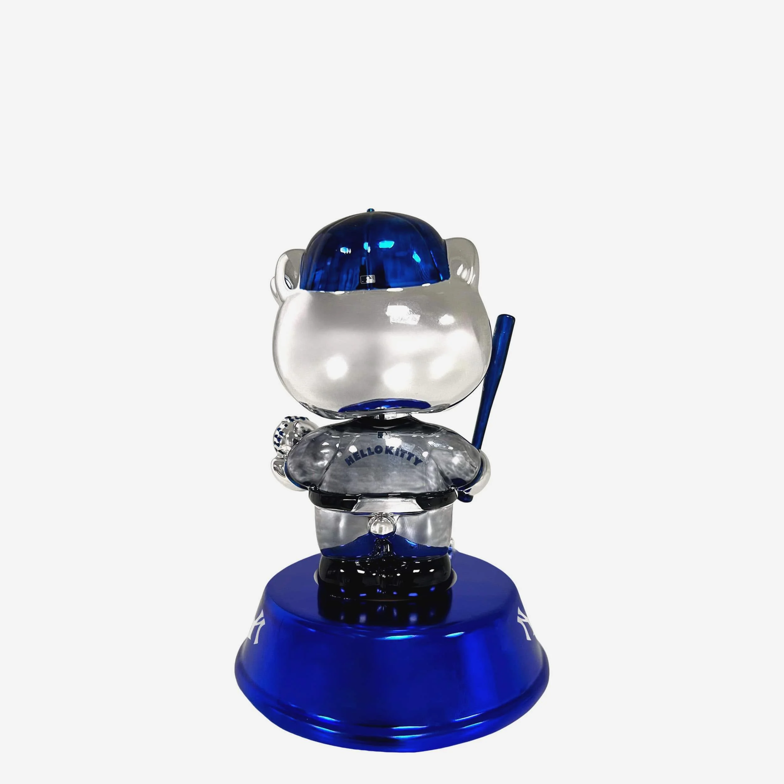 New York Yankees Hello Kitty® Electroplated Edition Mini Bobblehead - Image 5