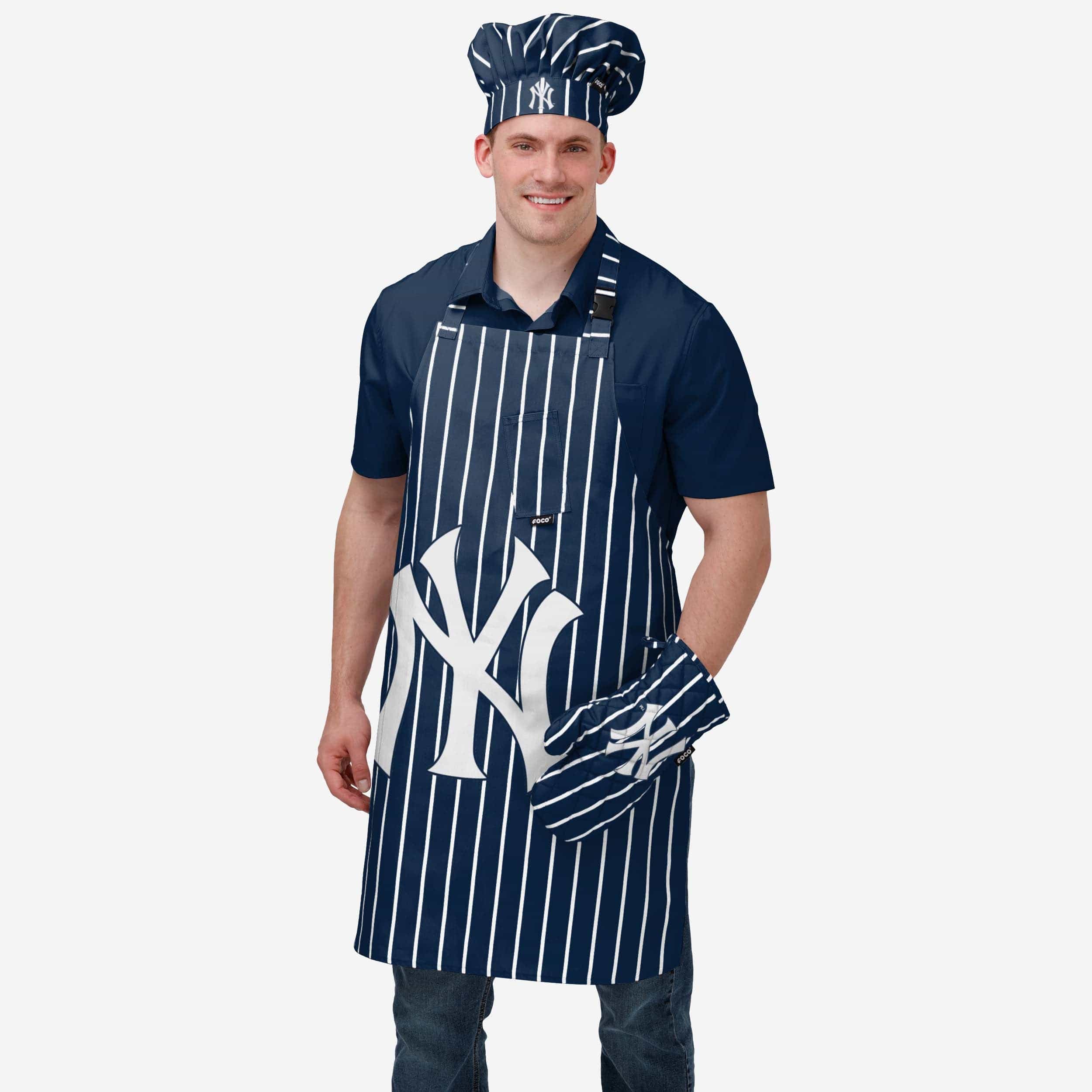 New York Yankees Pinstripe Chef Hat - Image 2
