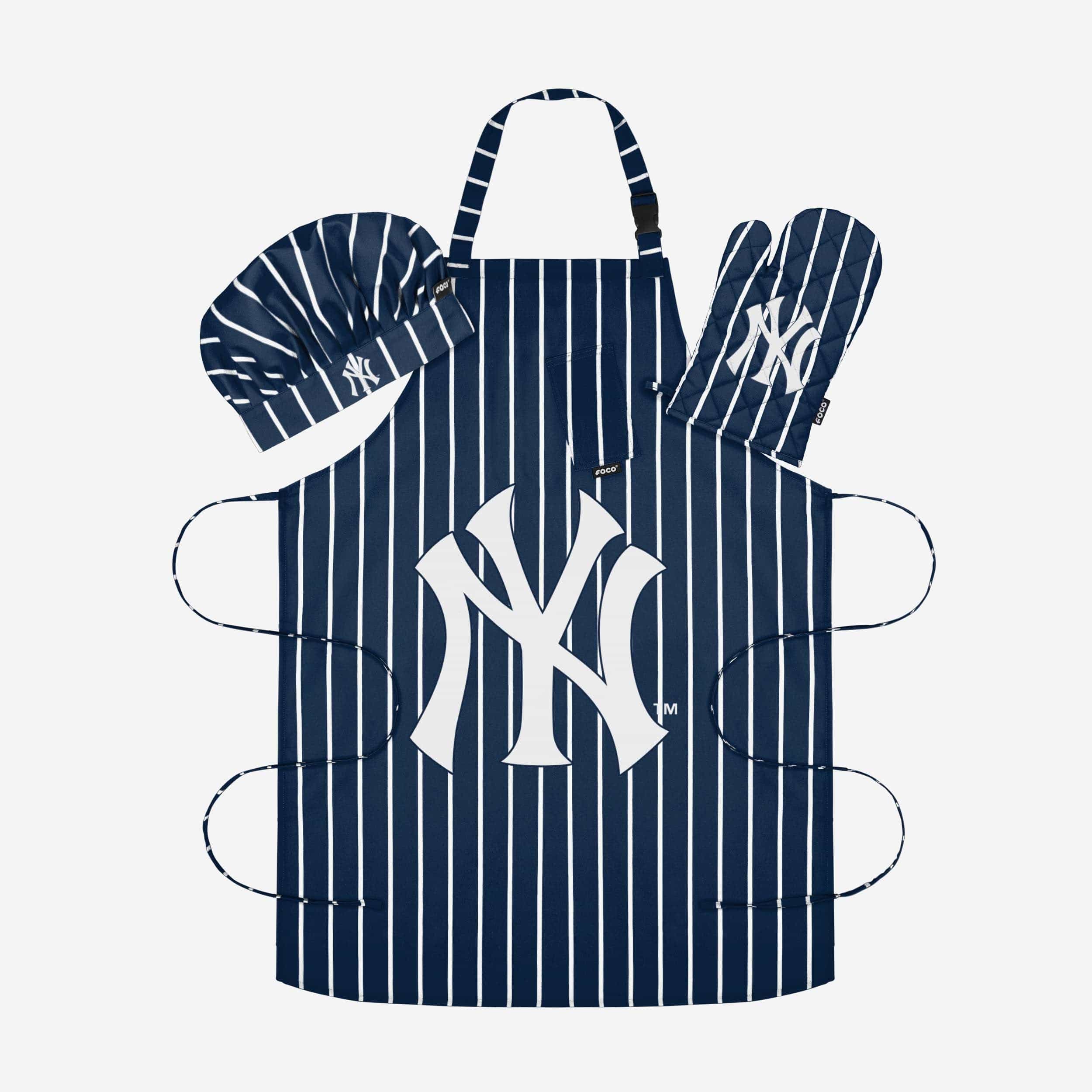 New York Yankees Pinstripe Chef Set