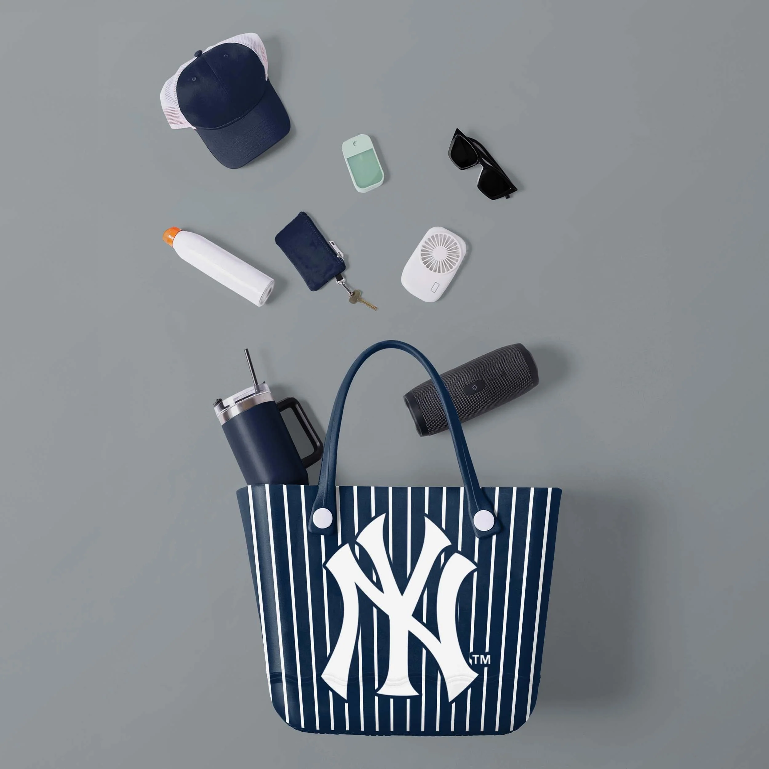 New York Yankees Pinstripe Tailgate Tote Bag - Image 2