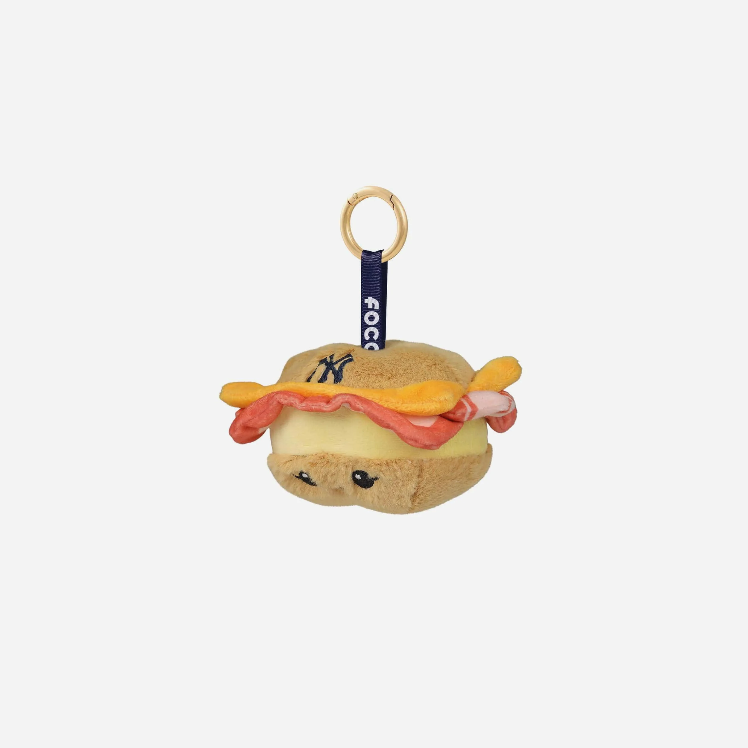 New York Yankees Plush Food Bag Charm Keychain - Image 3