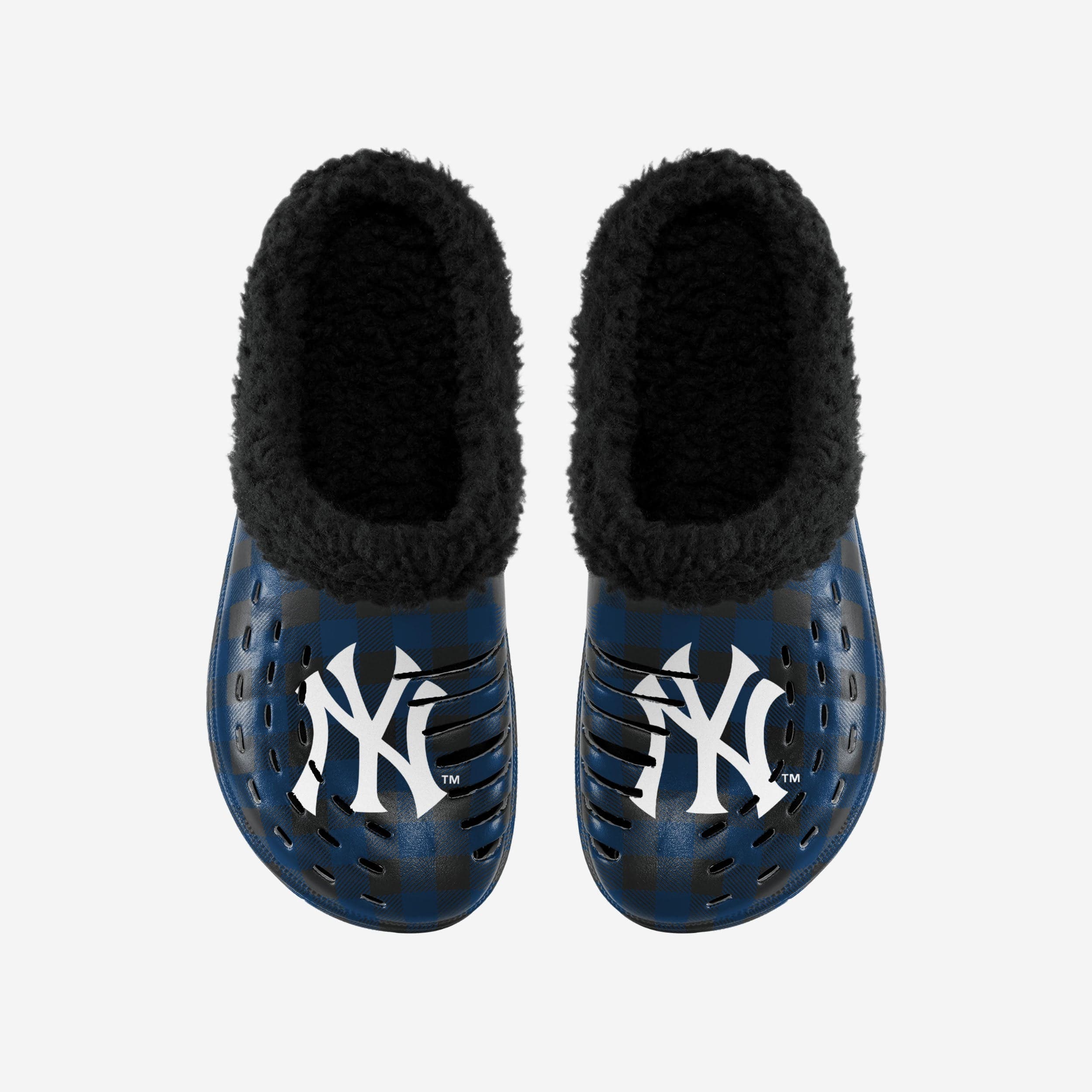New York Yankees Sherpa Lined Buffalo Check Clog - Image 4