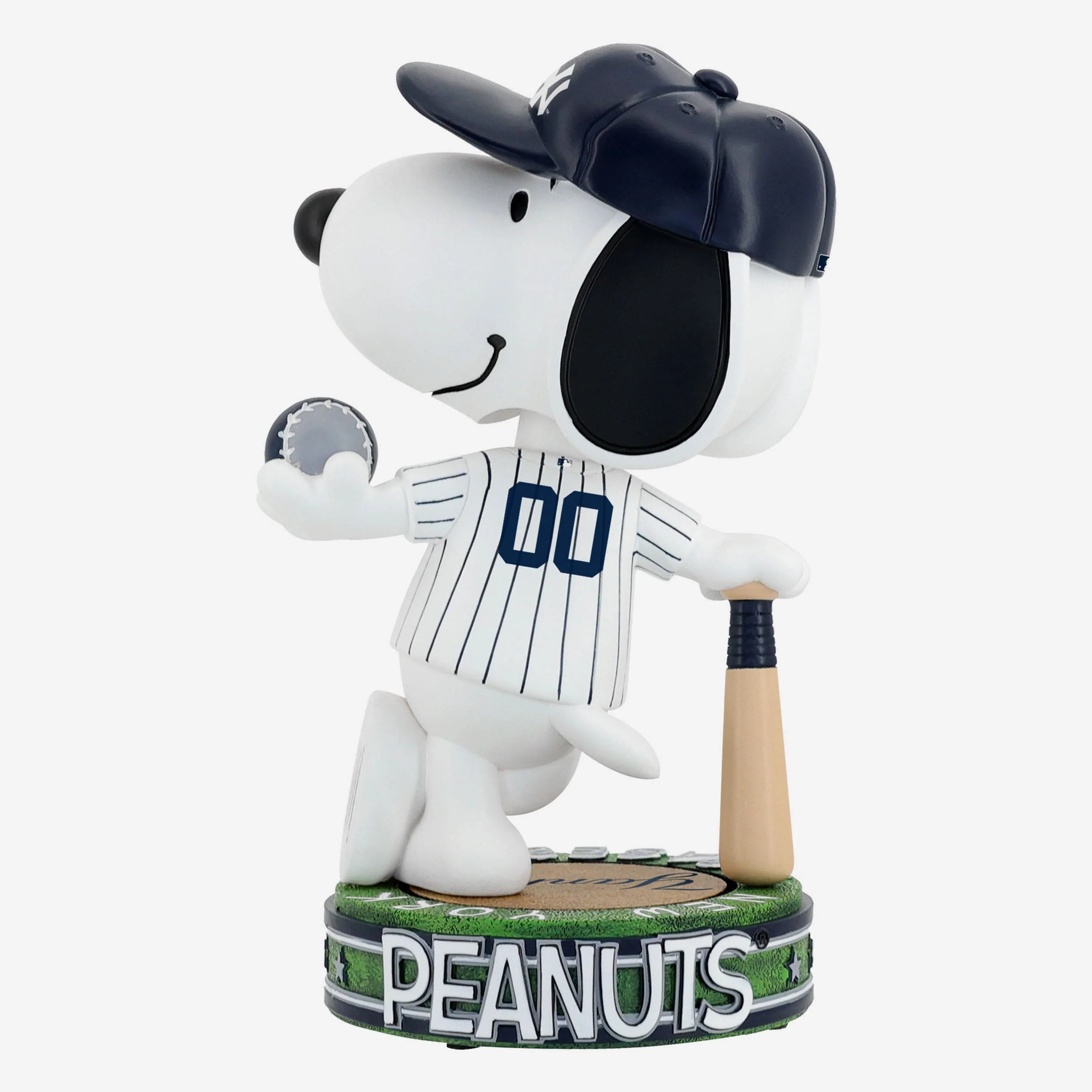 New York Yankees Snoopy Peanuts Batter Up Bighead Bobblehead - Image 5