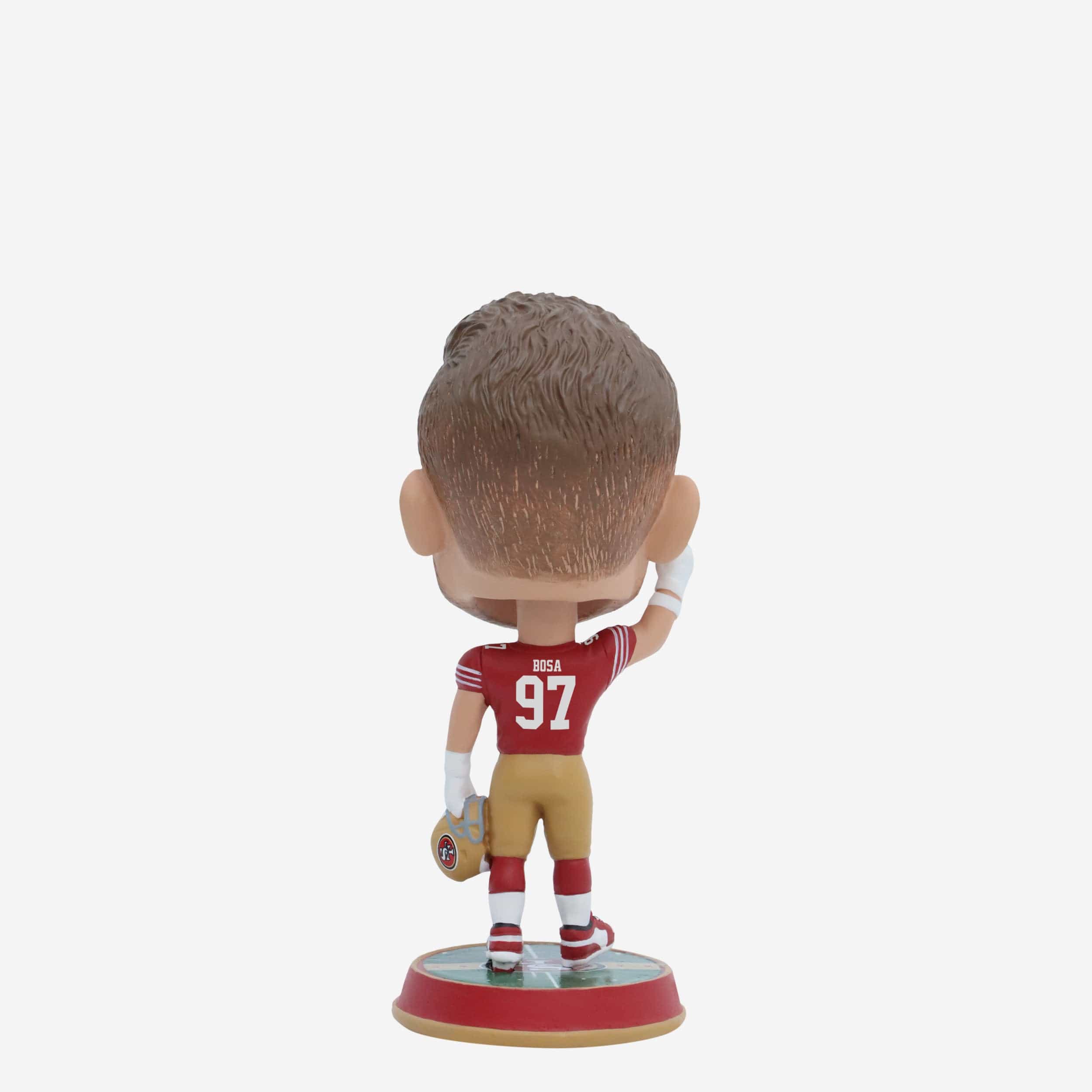Nick Bosa San Francisco 49ers Field Stripe Mini Bighead Bobblehead - Image 5