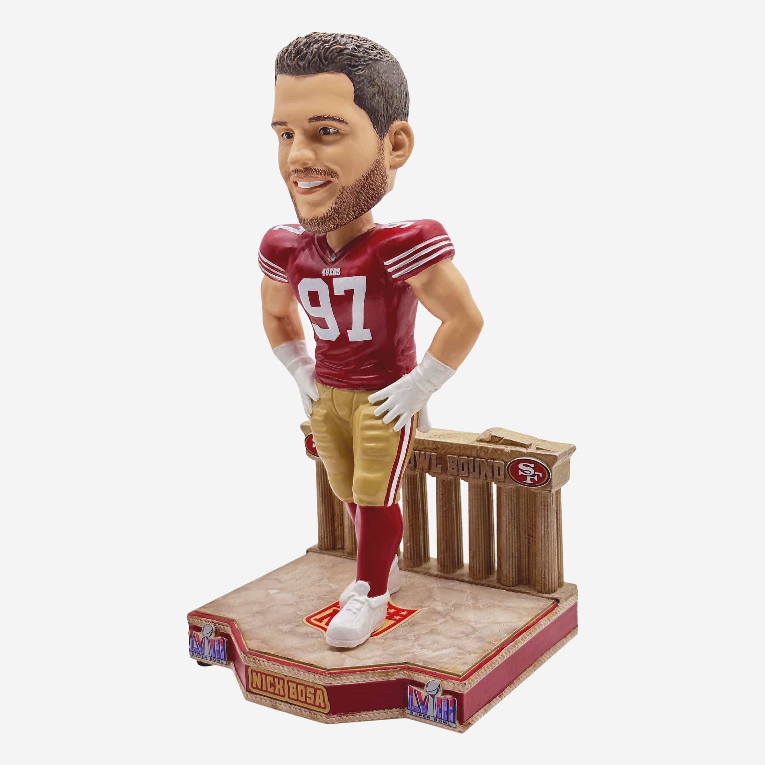 Nick Bosa San Francisco 49ers Super Bowl LVIII Bound Bobblehead - Image 4