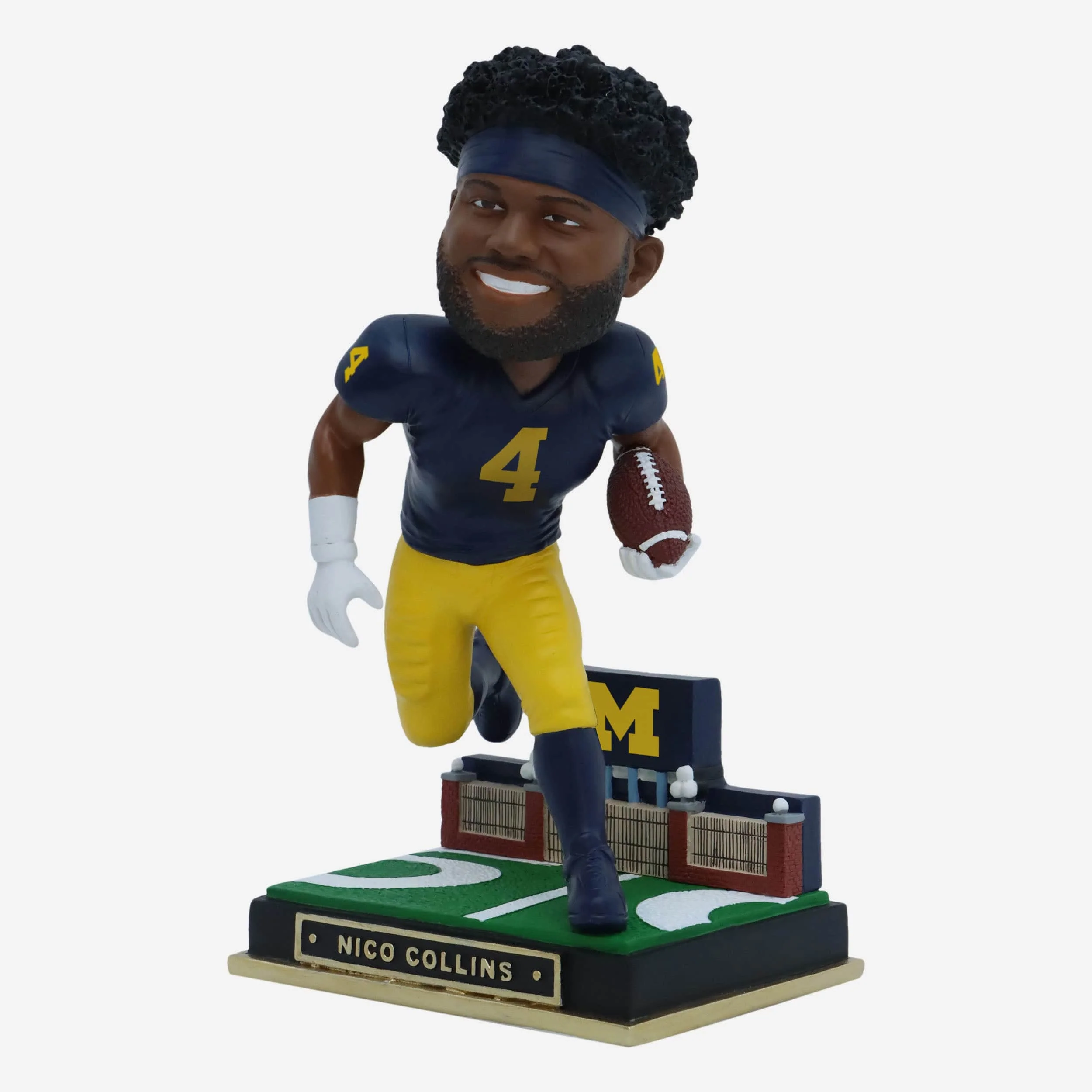 Nico Collins Michigan Wolverines Gates Series Bobblehead - Image 4