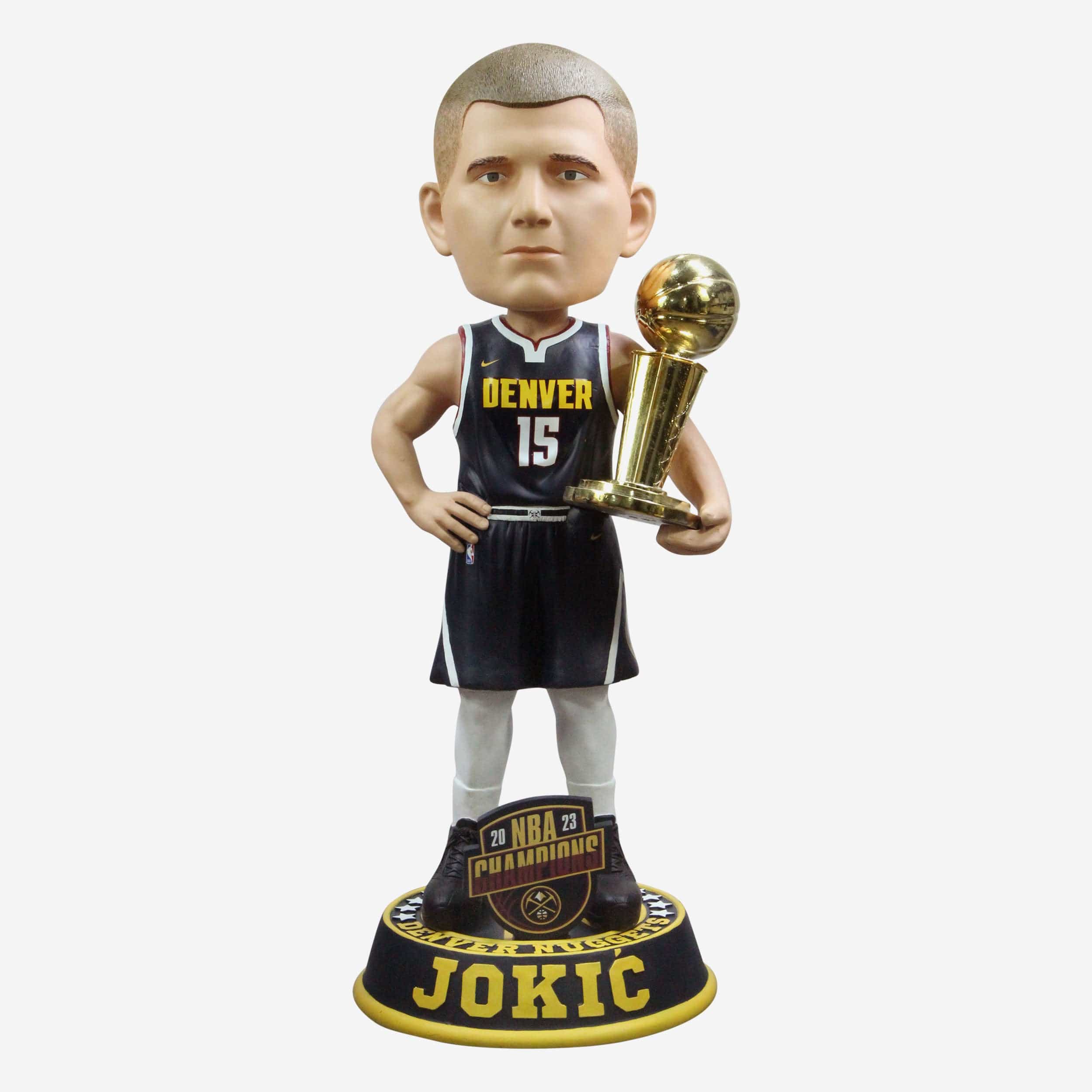 Nikola Jokic Denver Nuggets 2023 NBA Champions 3 Ft Bobblehead