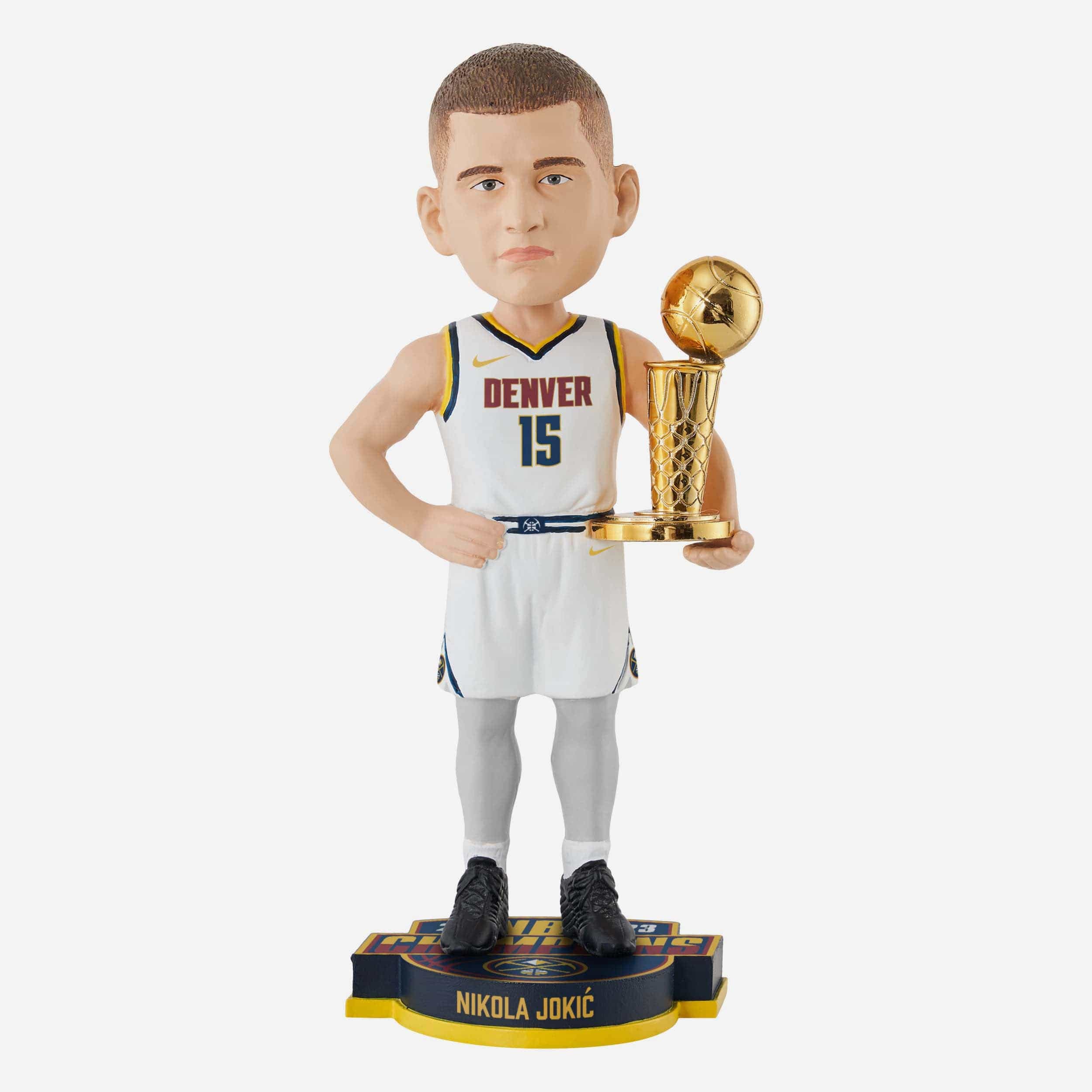 Nikola Jokic Denver Nuggets 2023 NBA Champions Alternate Uniform Bobblehead