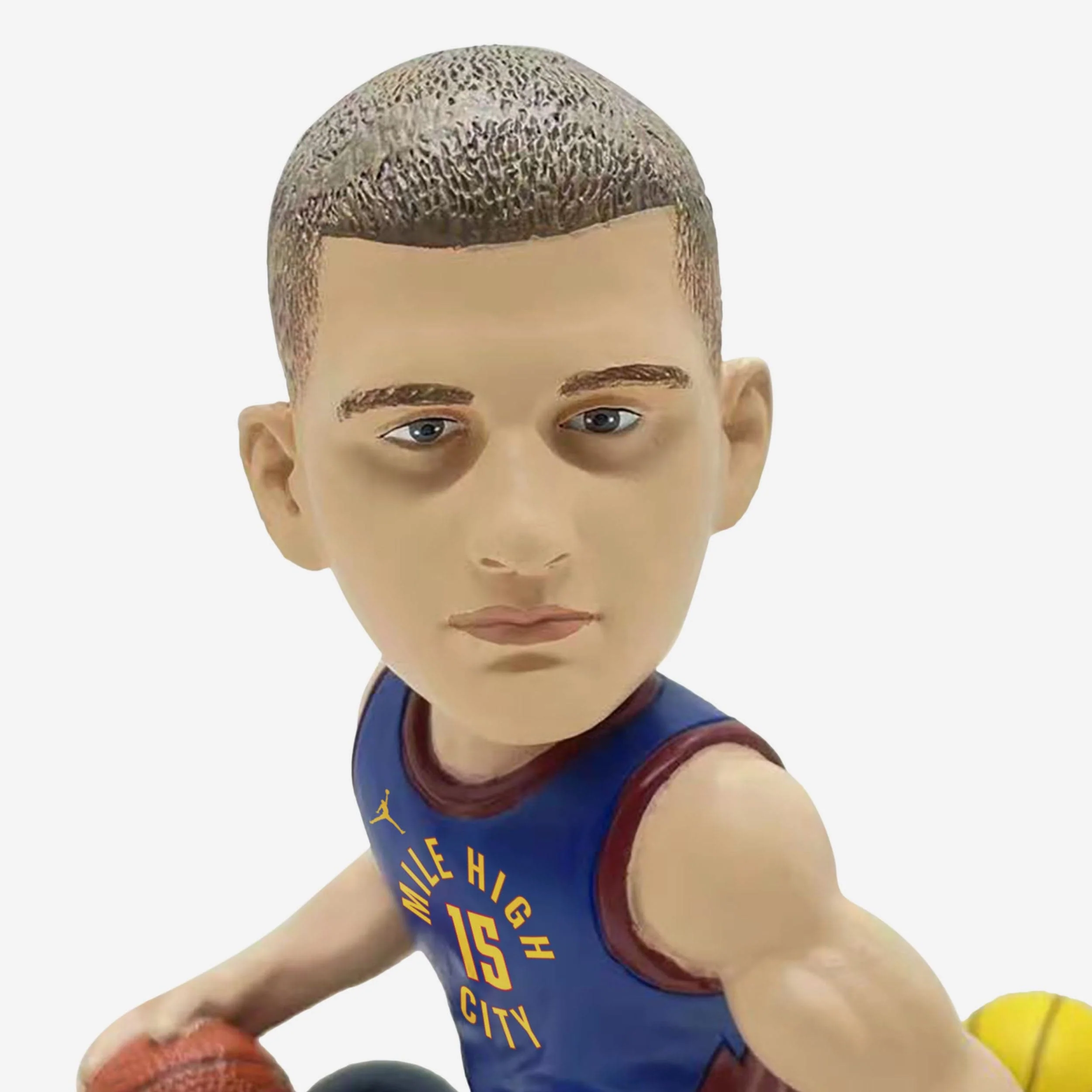 Nikola Jokic Denver Nuggets 2023 NBA Champions Playoff Triple-Double Record Bobblehead - Image 2