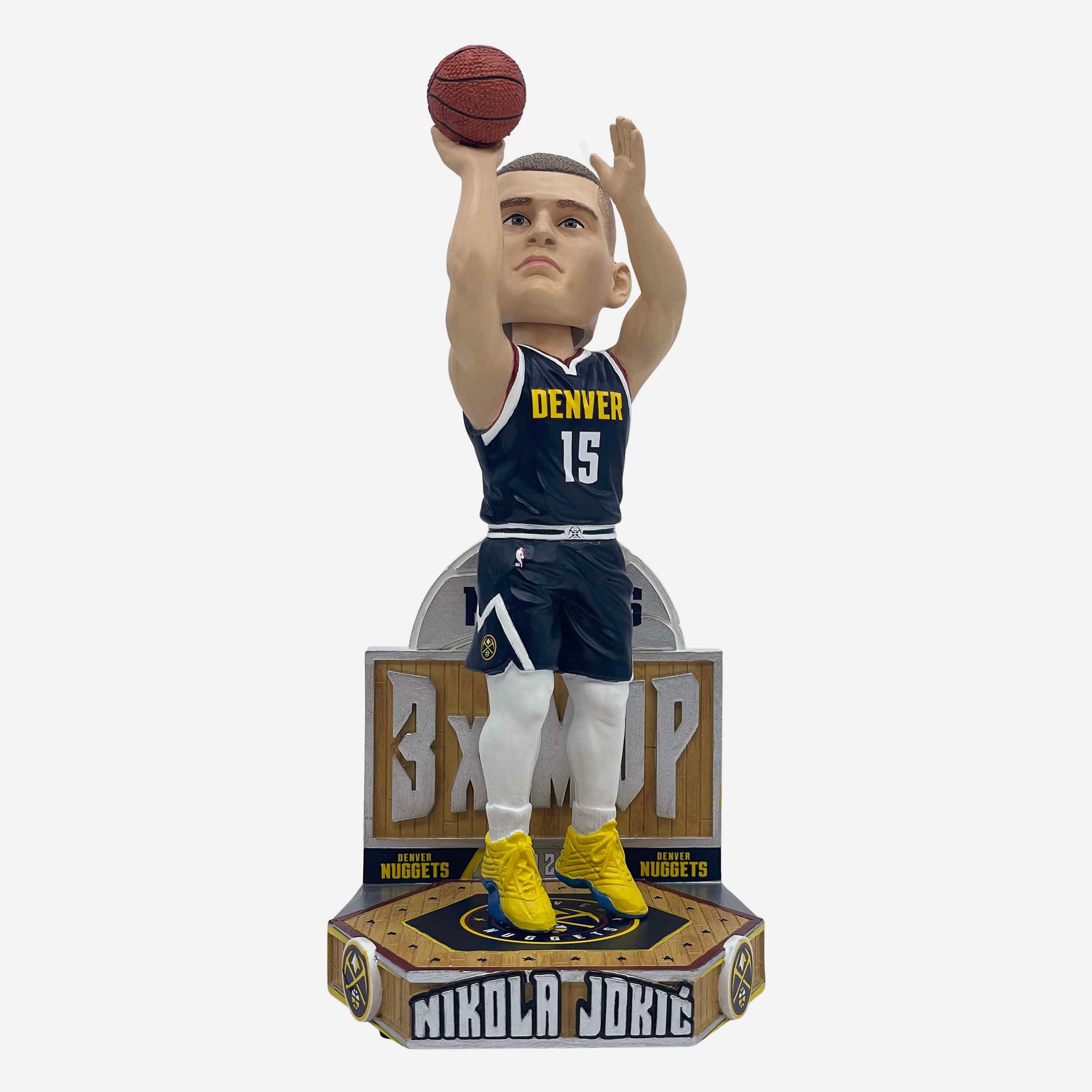 Nikola Jokic Denver Nuggets 2024 NBA 3X MVP Bobblehead