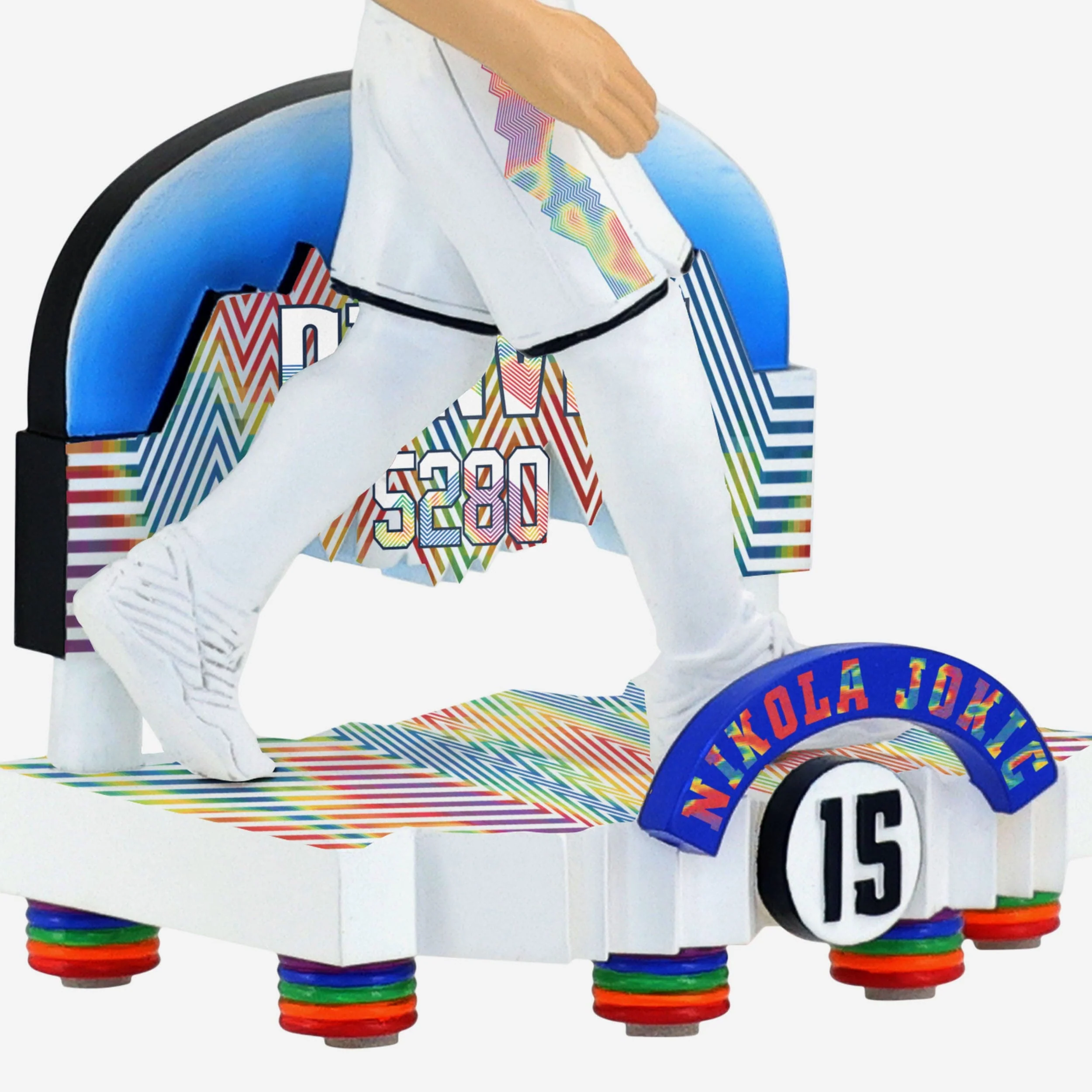 Nikola Jokic Denver Nuggets 2025 City Jersey Bobblehead - Image 3