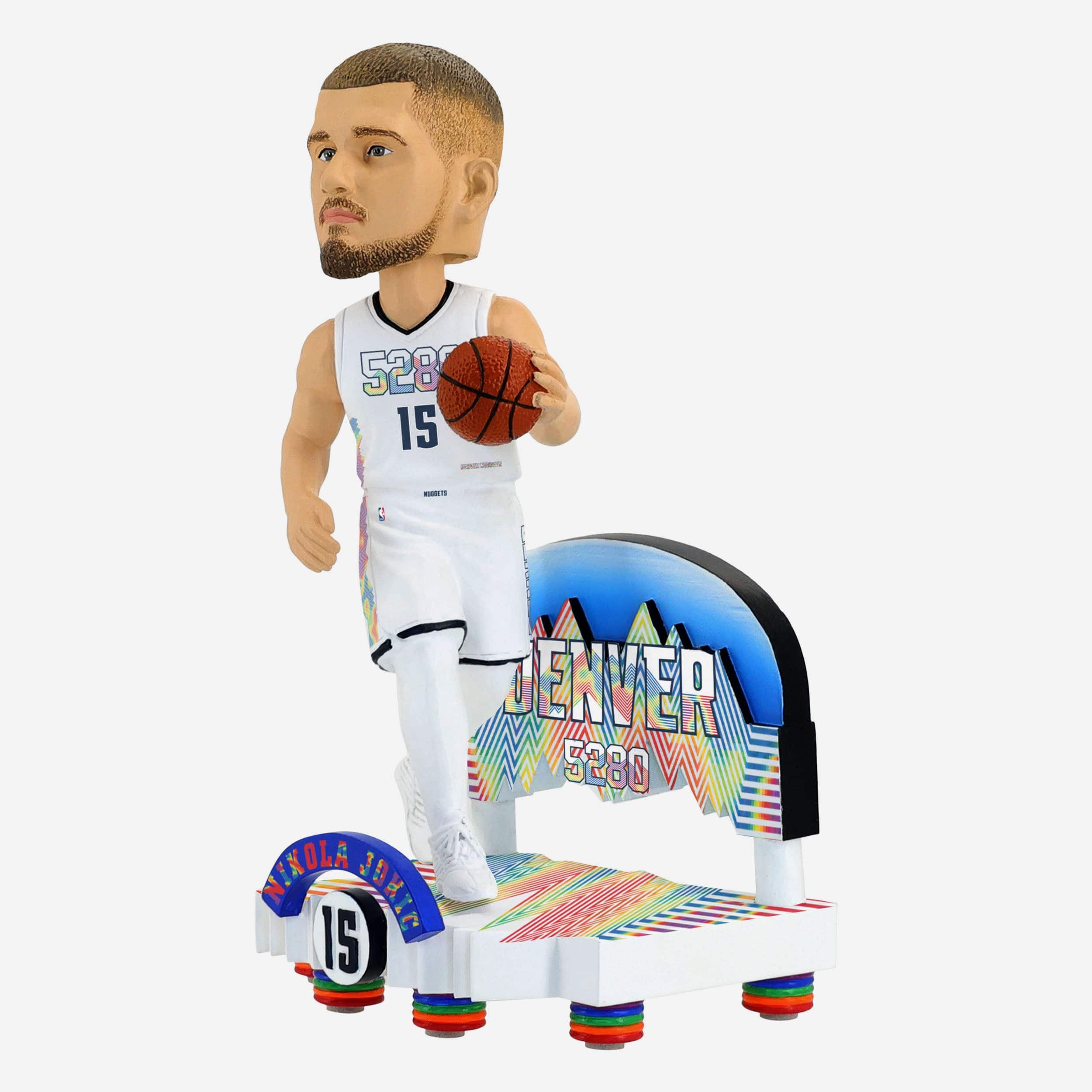 Nikola Jokic Denver Nuggets 2025 City Jersey Bobblehead - Image 4