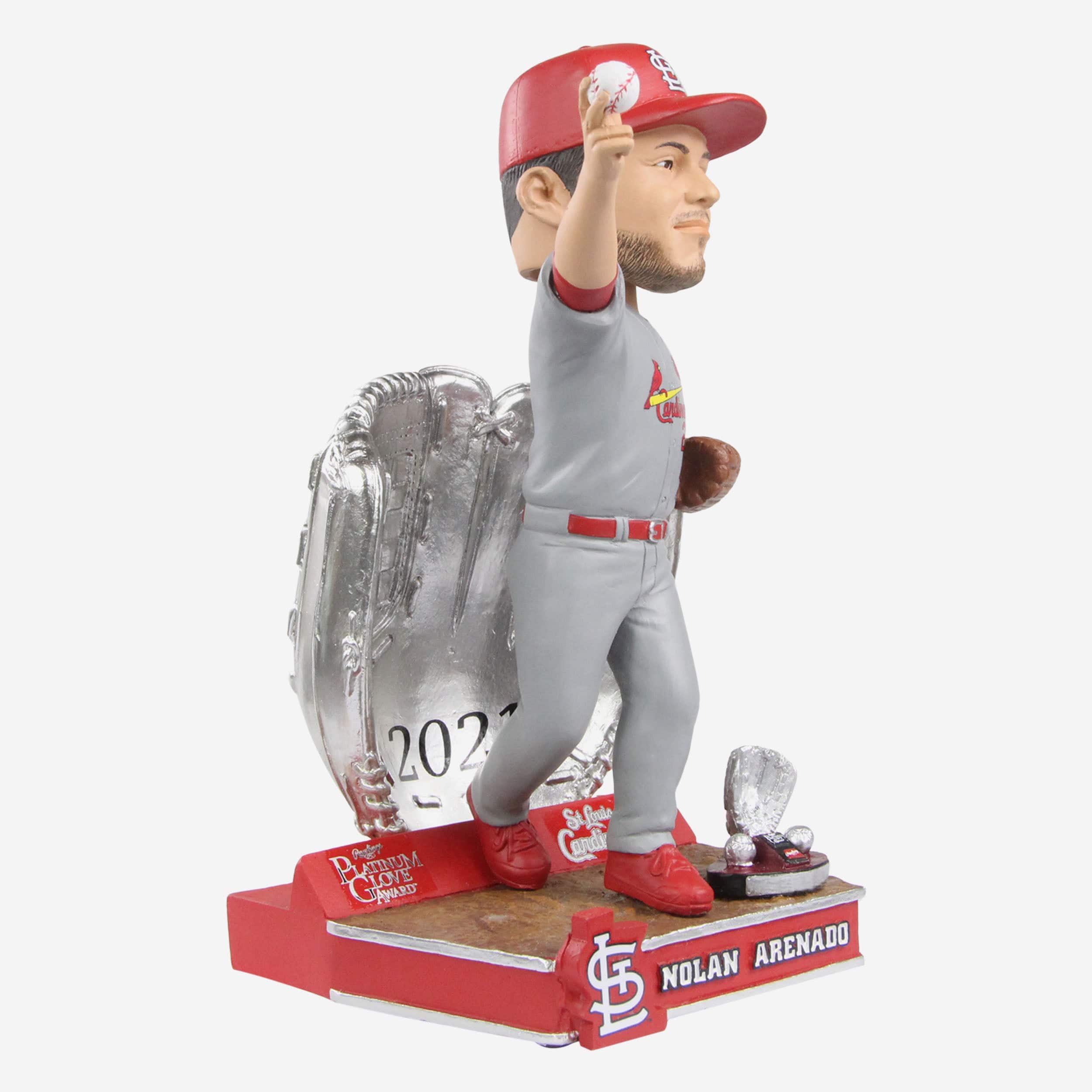 Nolan Arenado St Louis Cardinals 2021 Platinum Glove Bobblehead - Image 4