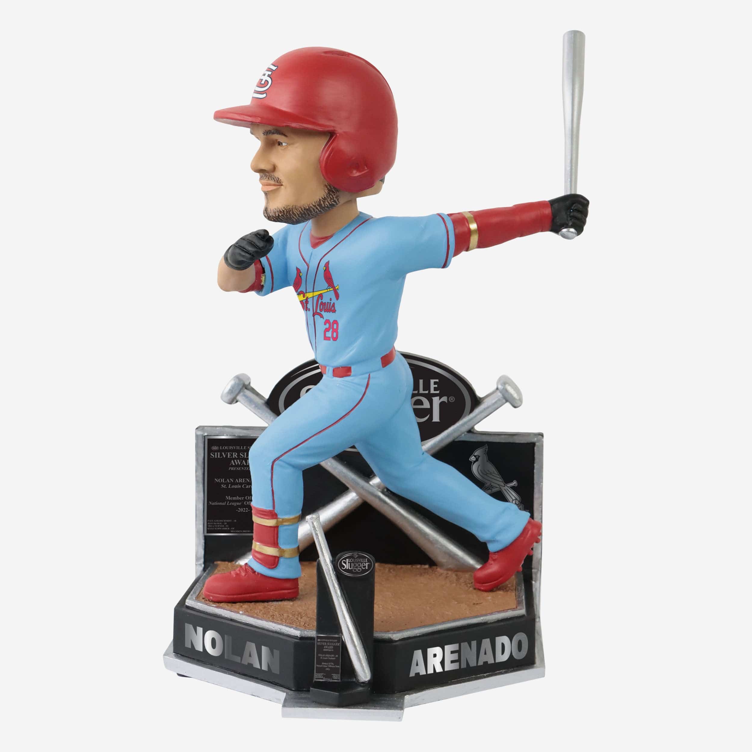 Nolan Arenado St Louis Cardinals 2022 Silver Slugger Bobblehead
