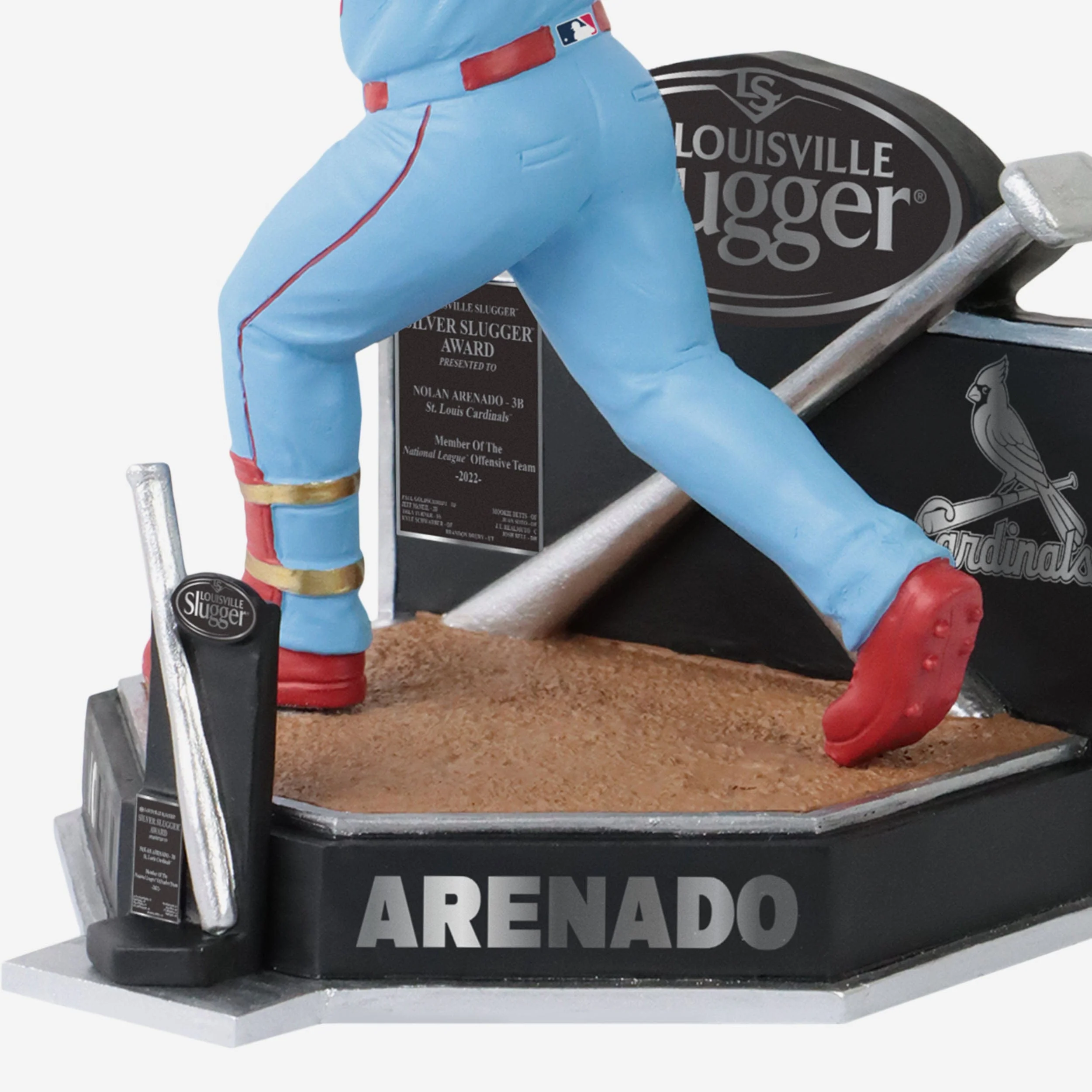 Nolan Arenado St Louis Cardinals 2022 Silver Slugger Bobblehead - Image 3