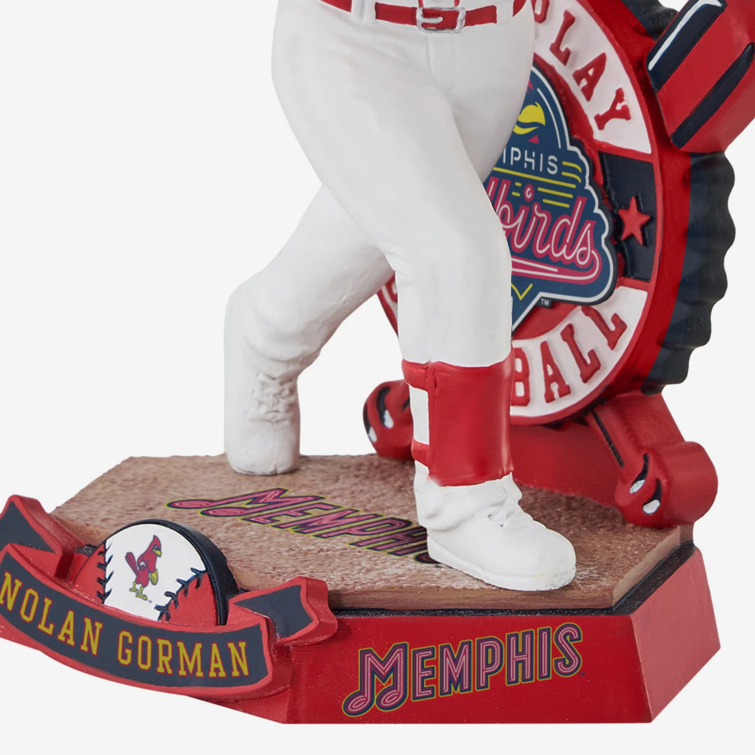 Nolan Gorman Memphis Redbirds Minor League Bobblehead - Image 3