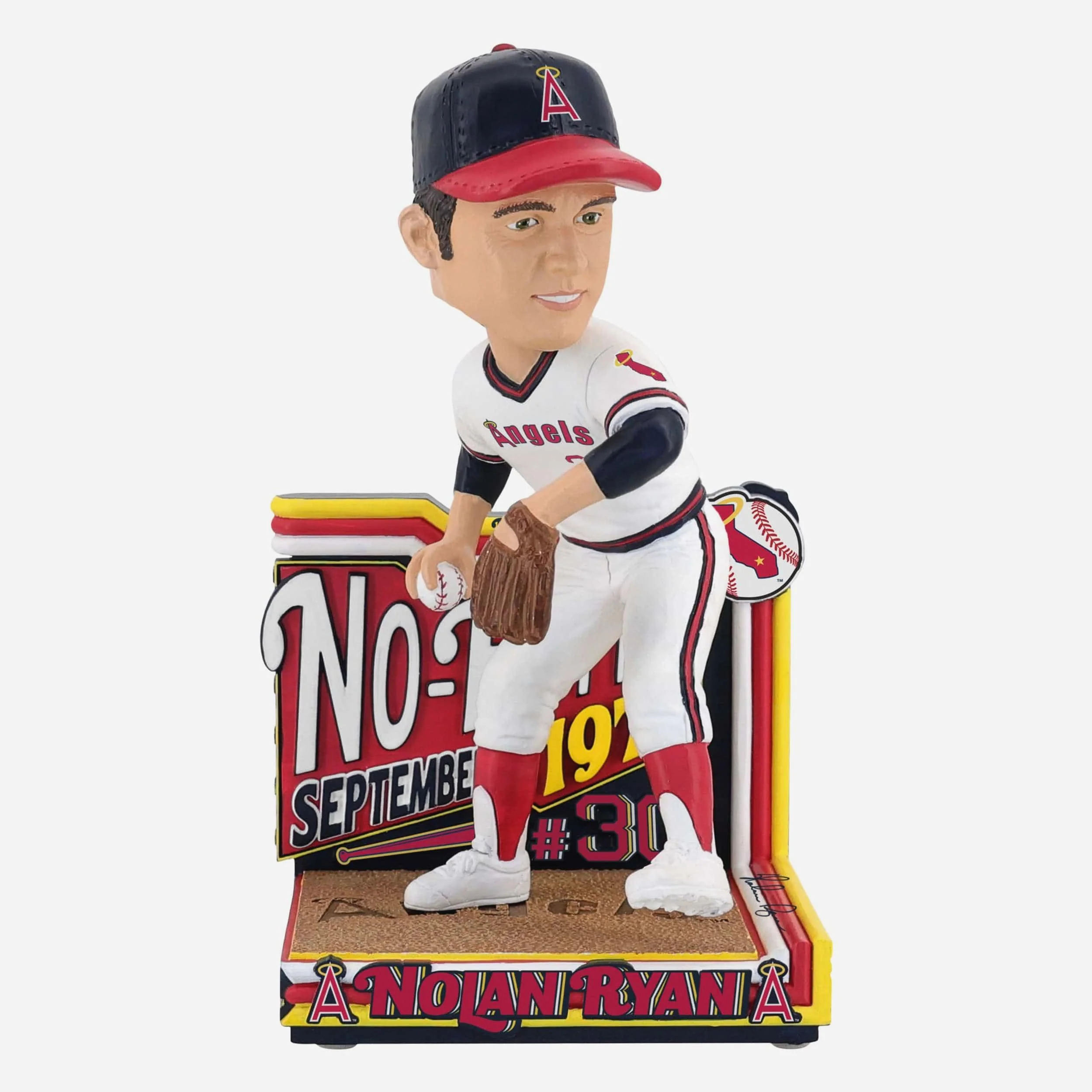 Nolan Ryan California Angels 1974 No Hitter Bobblehead