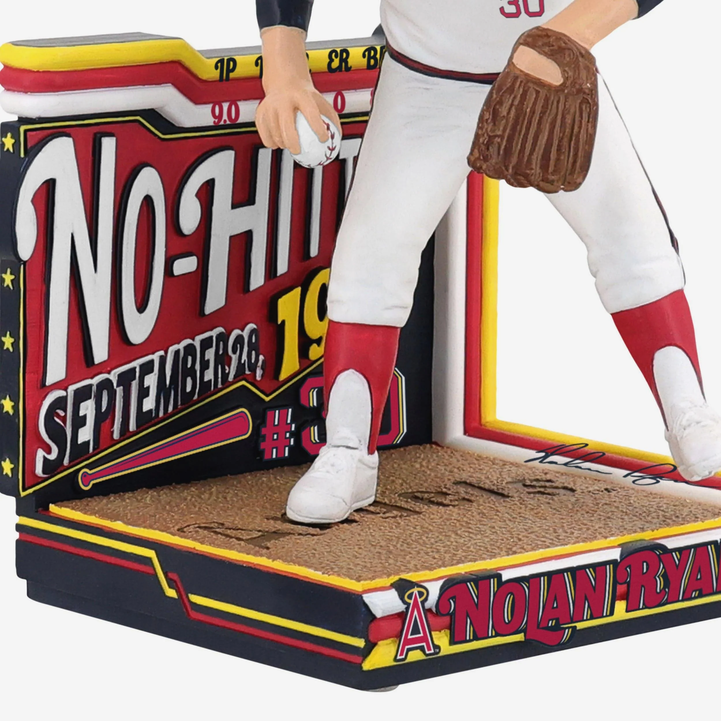 Nolan Ryan California Angels 1974 No Hitter Bobblehead - Image 3