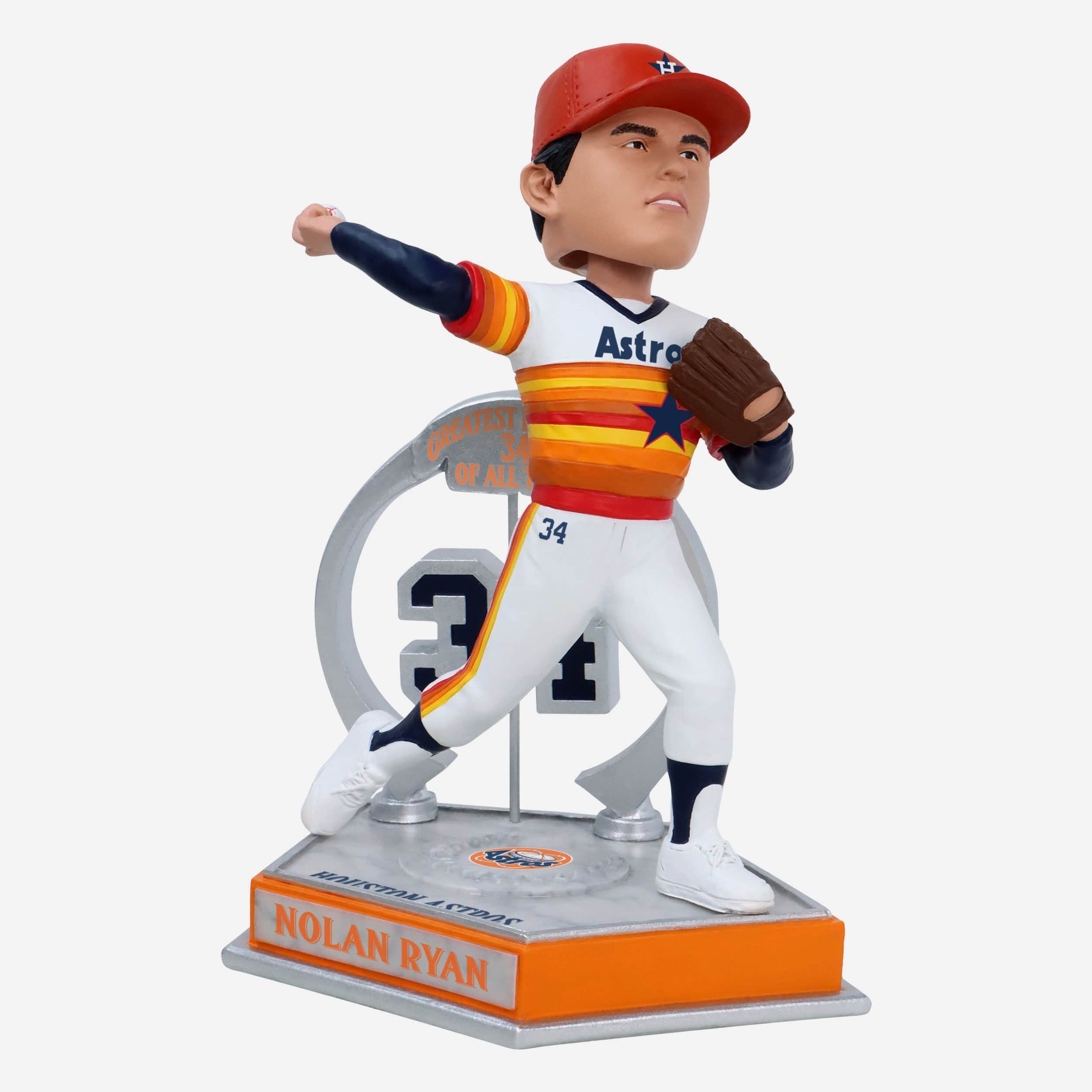 Nolan Ryan Houston Astros Legendary Number 34 Bobblehead - Image 4