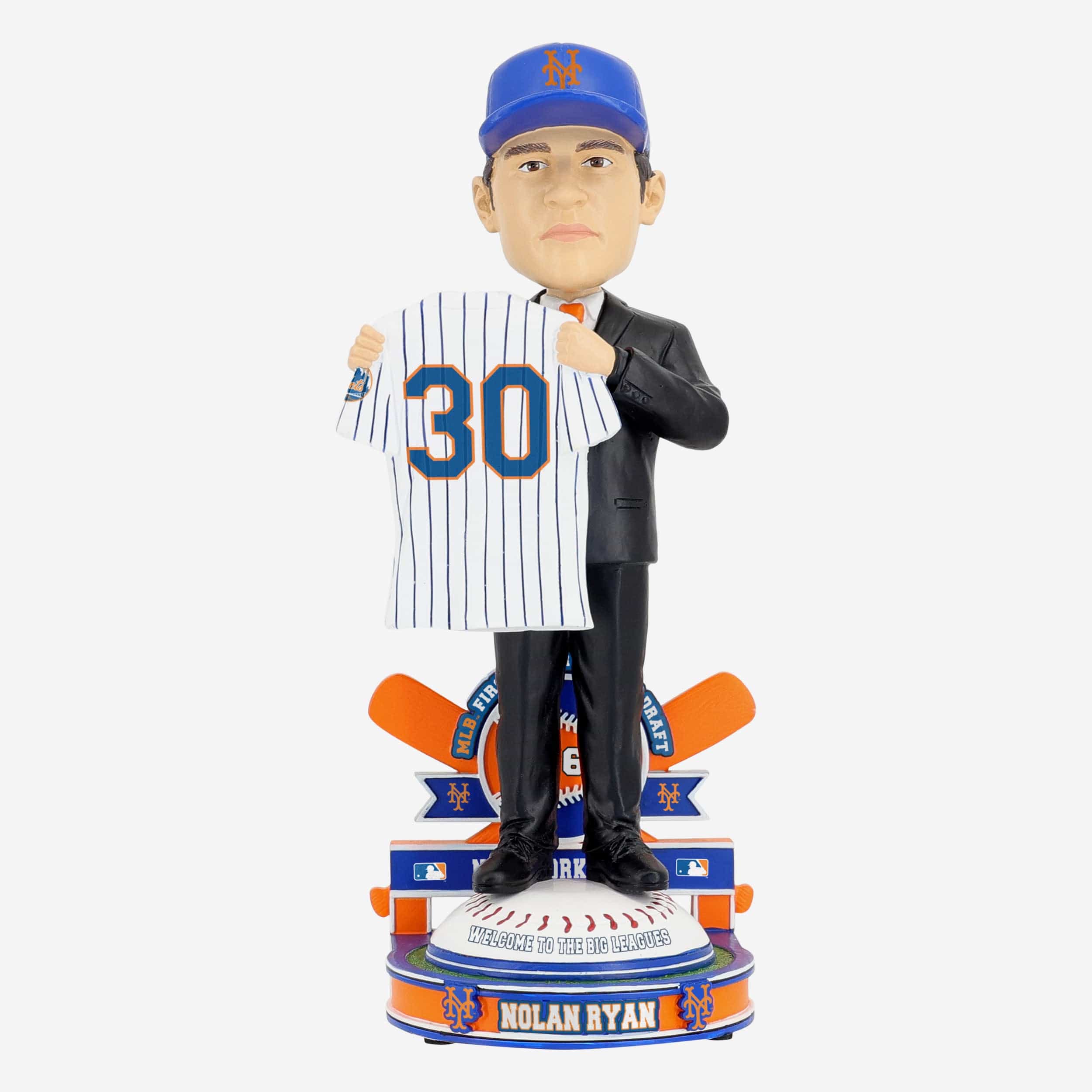 Nolan Ryan New York Mets 1965 Draft Pick Bobblehead