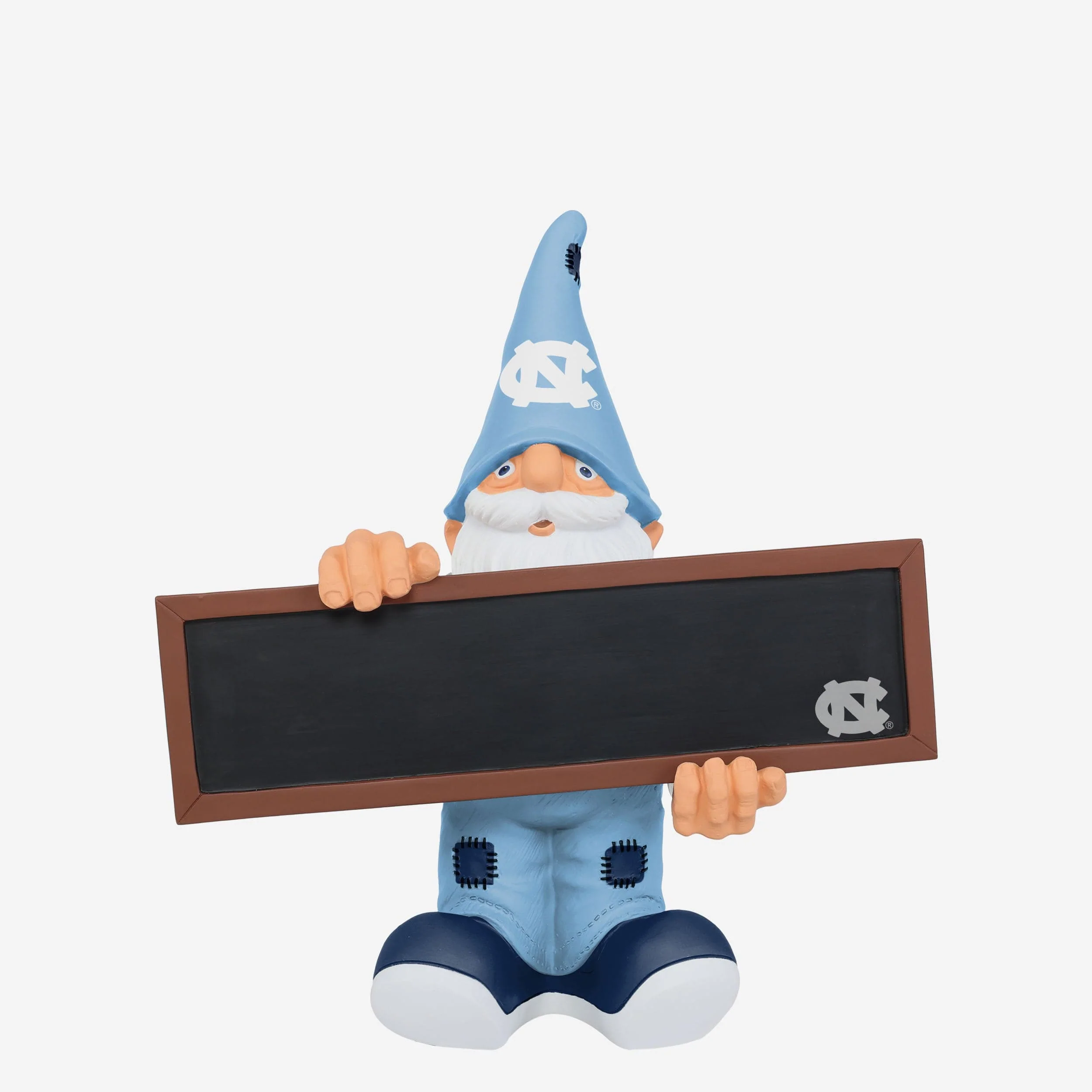 North Carolina Tar Heels Chalkboard Sign Gnome