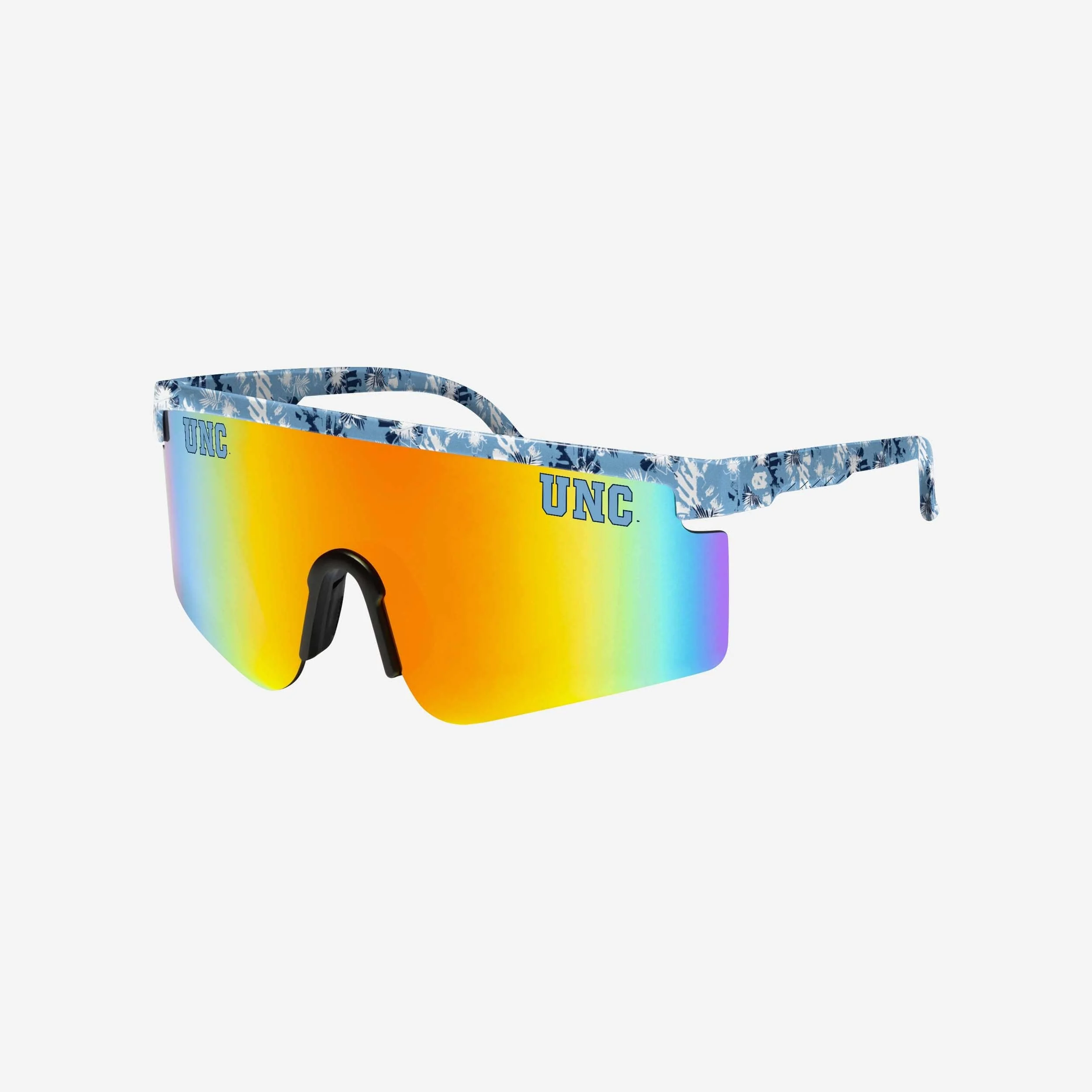 North Carolina Tar Heels Floral Large Frame Sunglasses