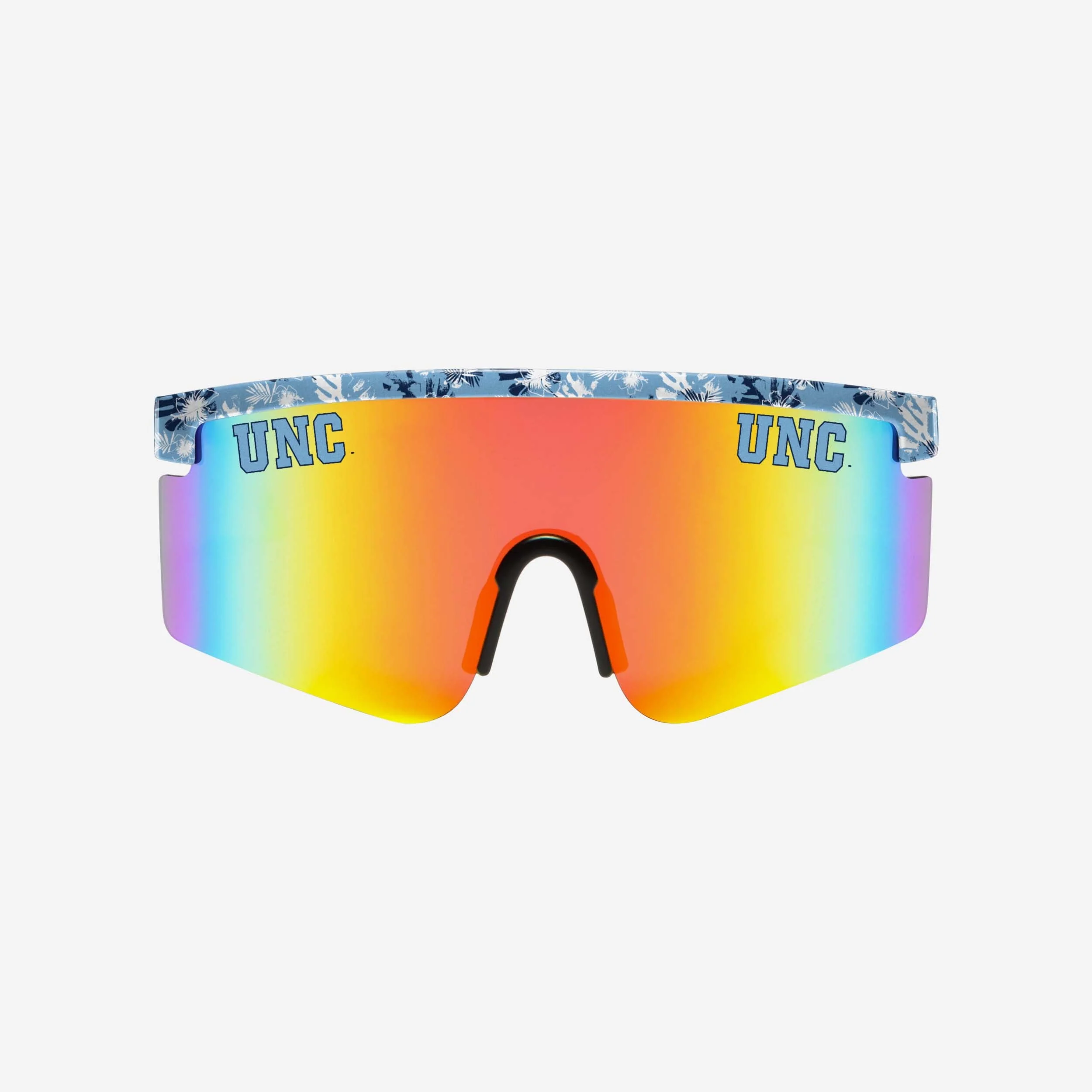North Carolina Tar Heels Floral Large Frame Sunglasses - Image 2