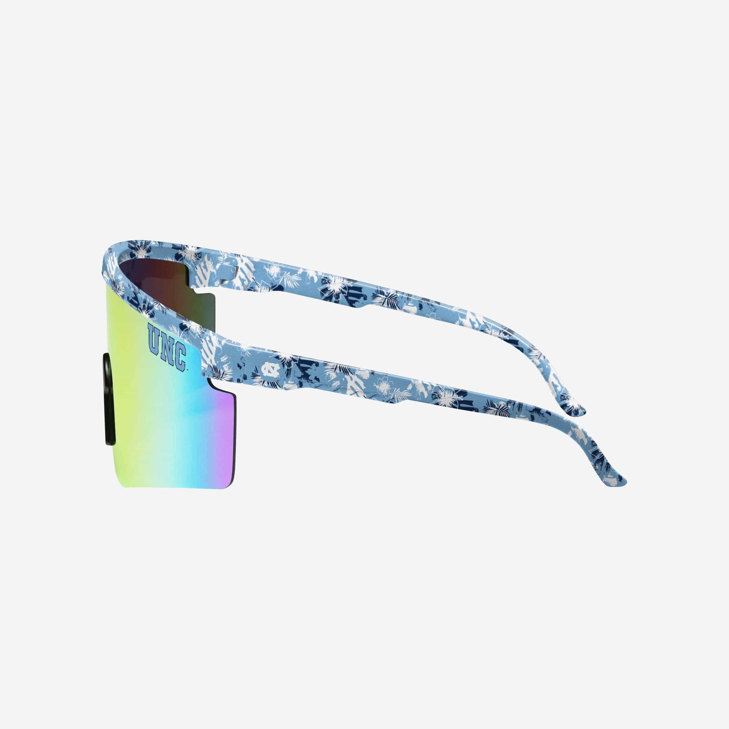 North Carolina Tar Heels Floral Large Frame Sunglasses - Image 3