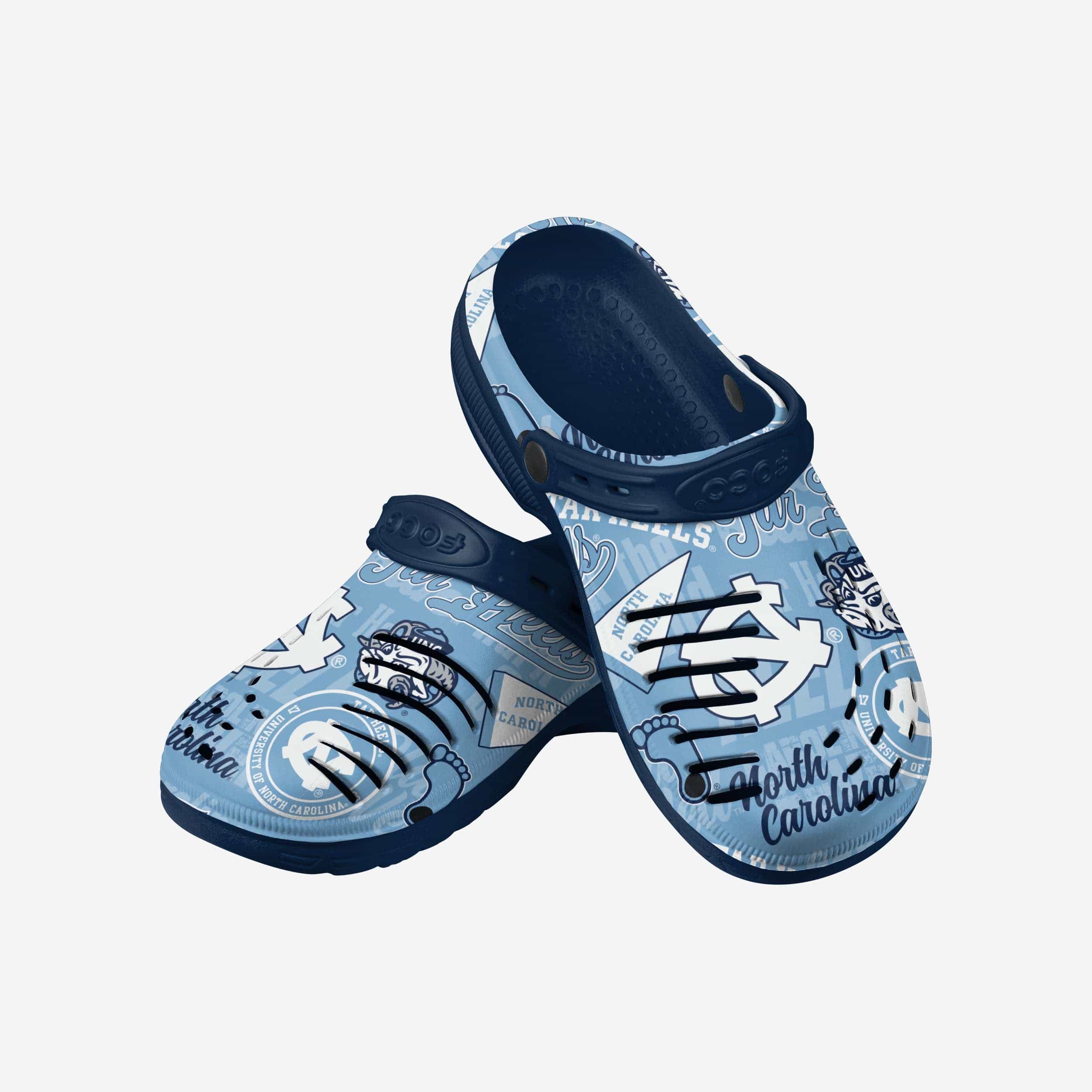 North Carolina Historic Print Clog With Strap - Image 3