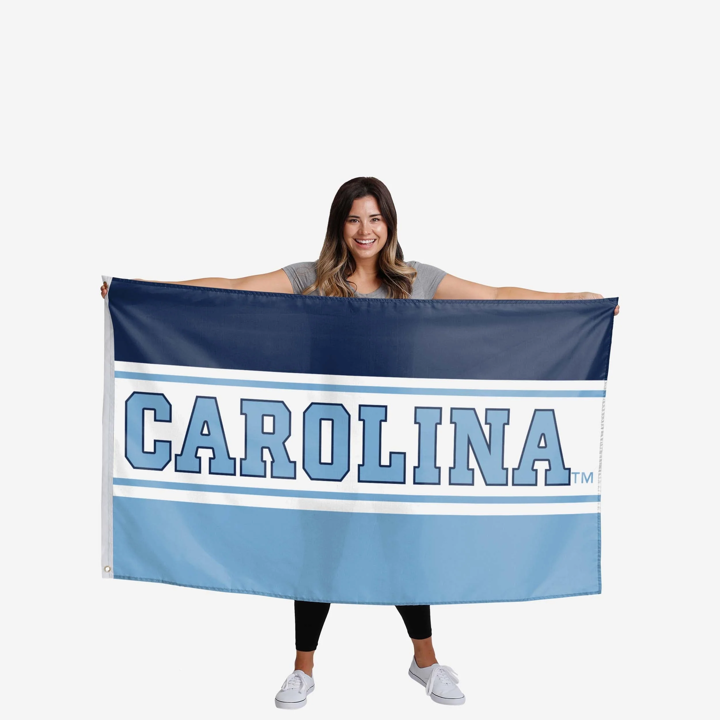 North Carolina Tar Heels Horizontal Flag - Image 3