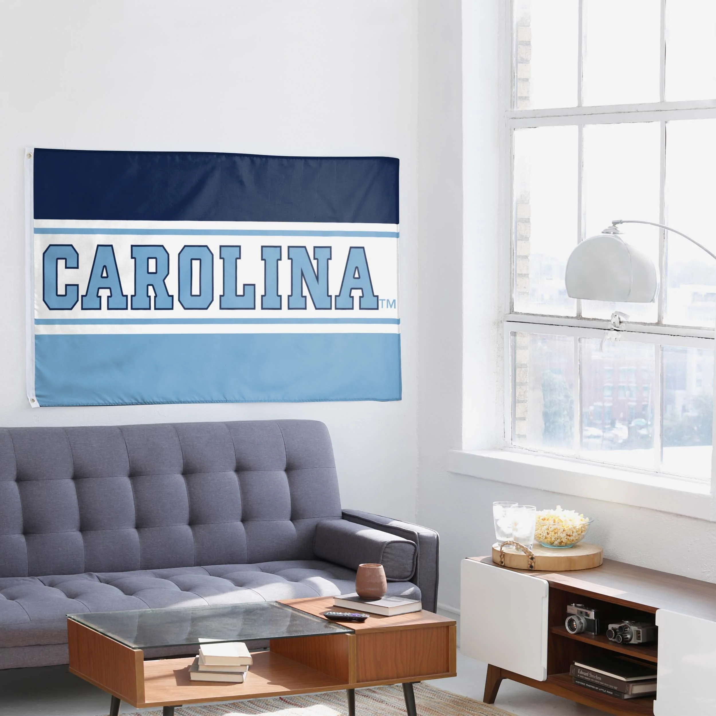 North Carolina Tar Heels Horizontal Flag - Image 5