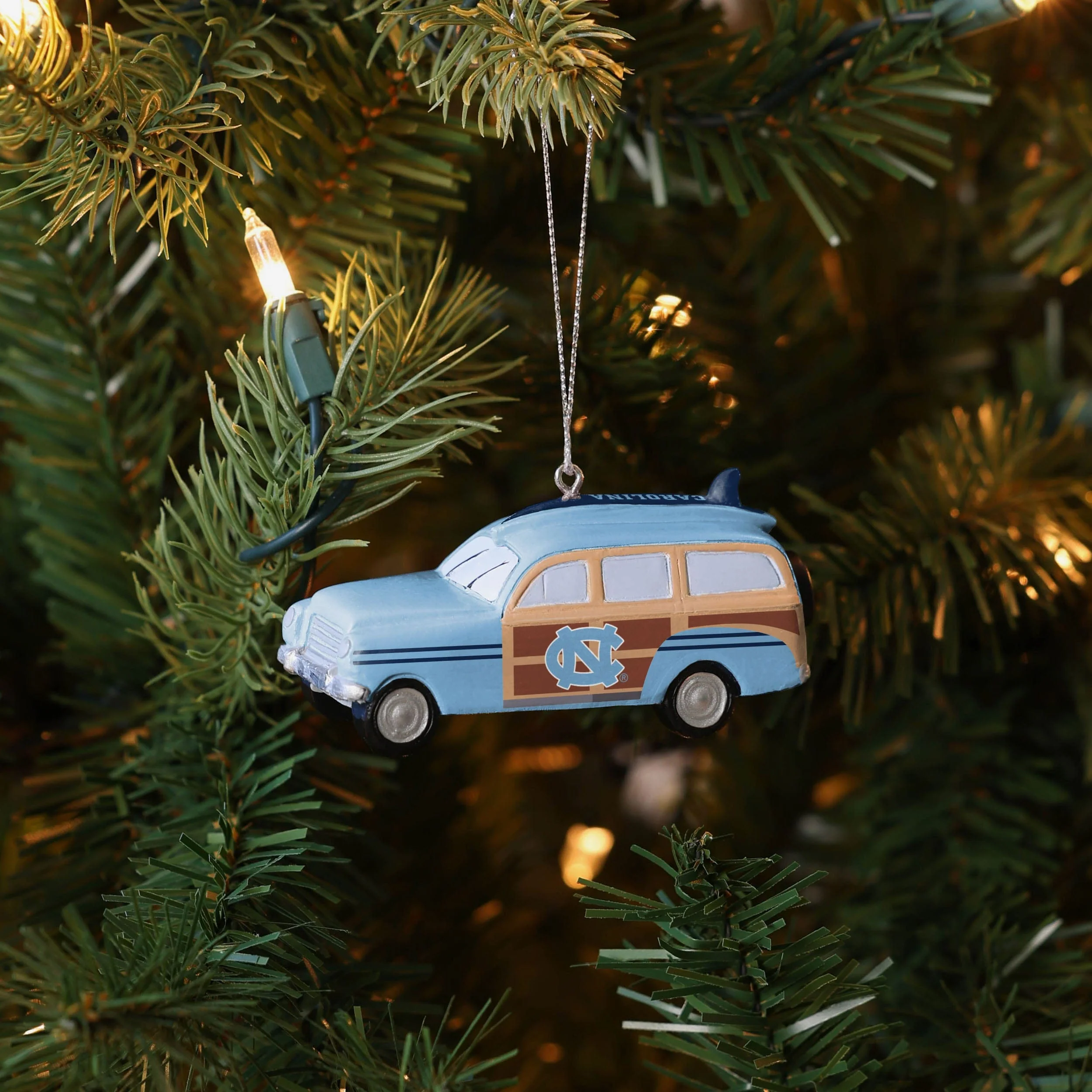 North Carolina Tar Heels Station Wagon Ornament - Image 4