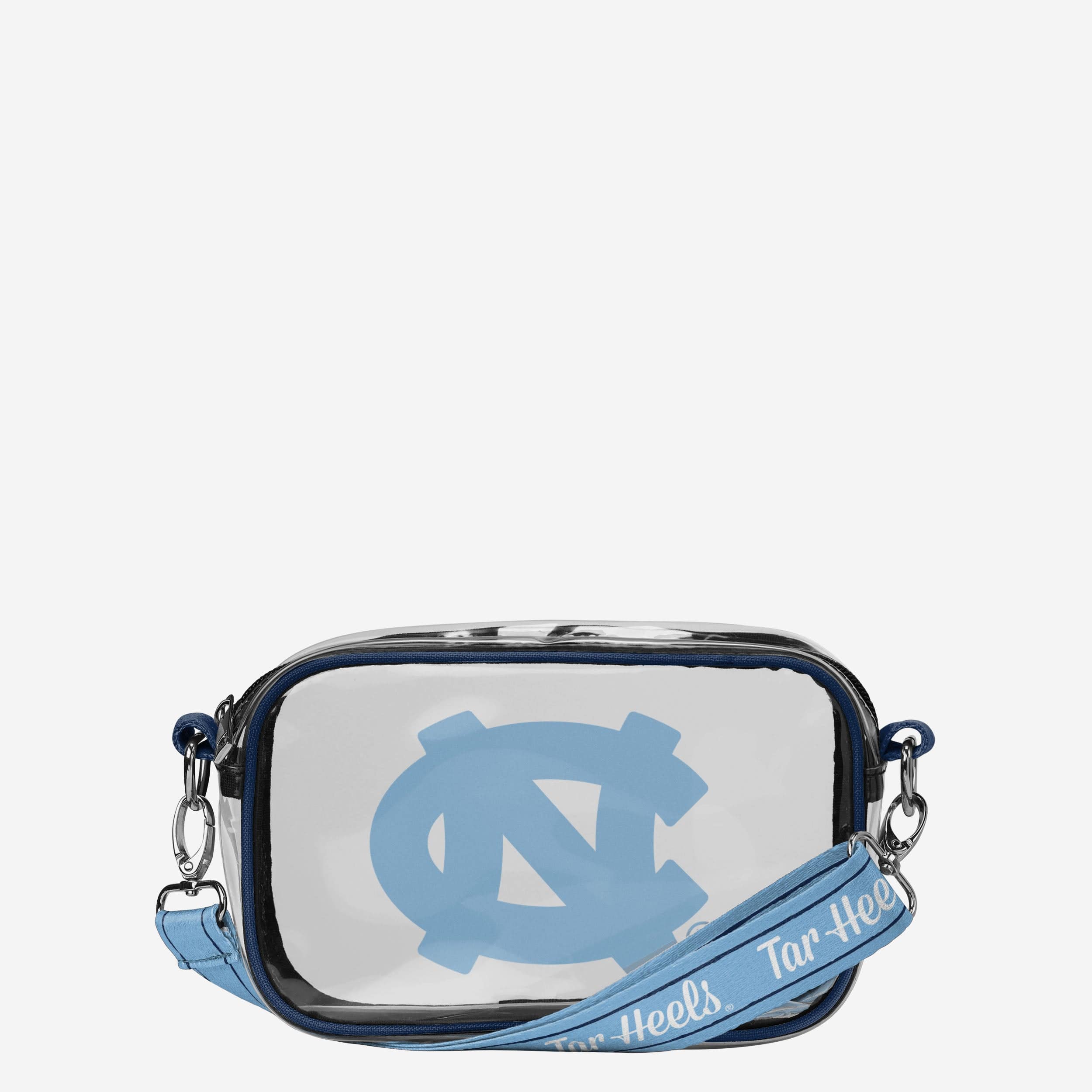 North Carolina Tar Heels Team Stripe Clear Crossbody Bag