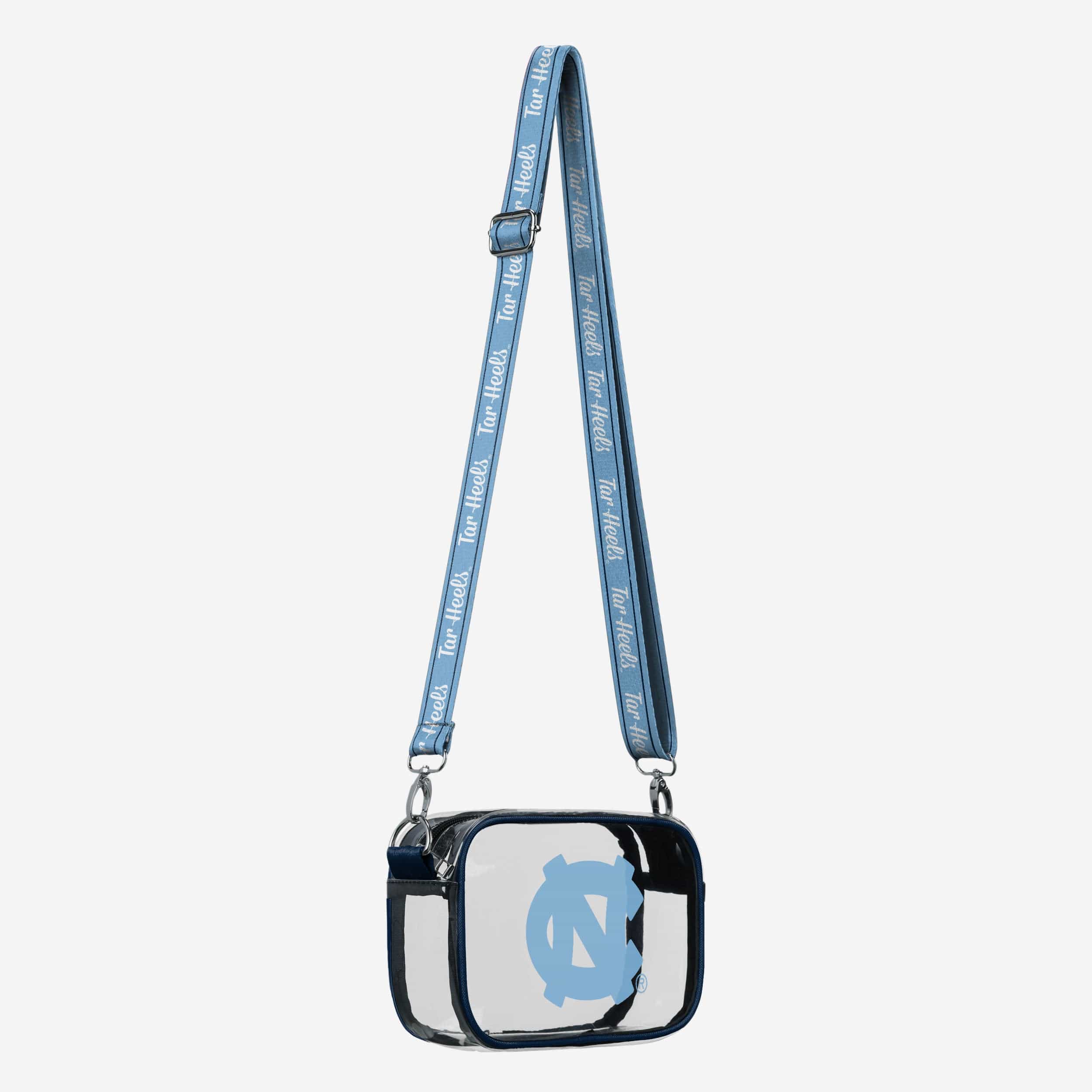 North Carolina Tar Heels Team Stripe Clear Crossbody Bag - Image 2
