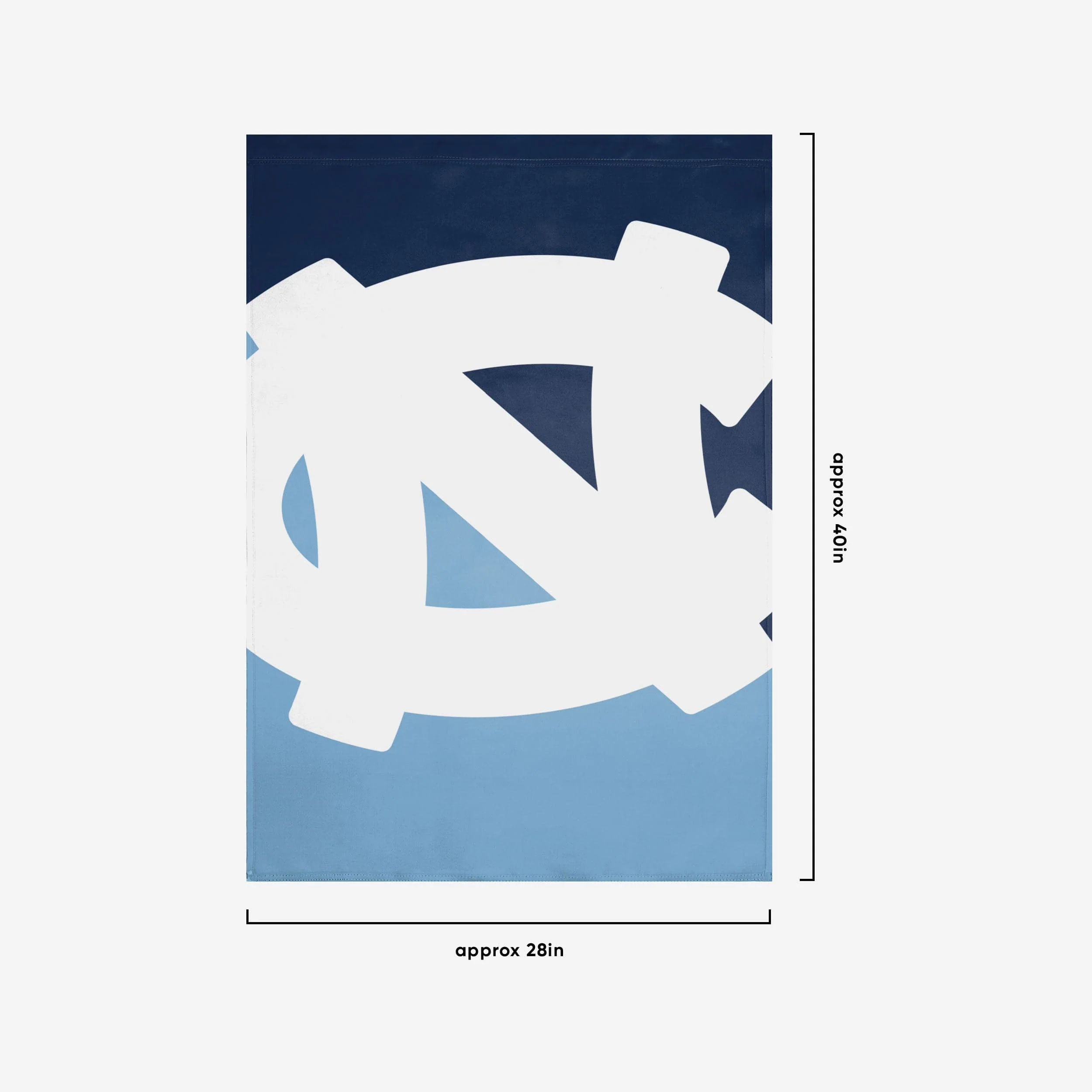 North Carolina Tar Heels Vertical Flag - Image 3