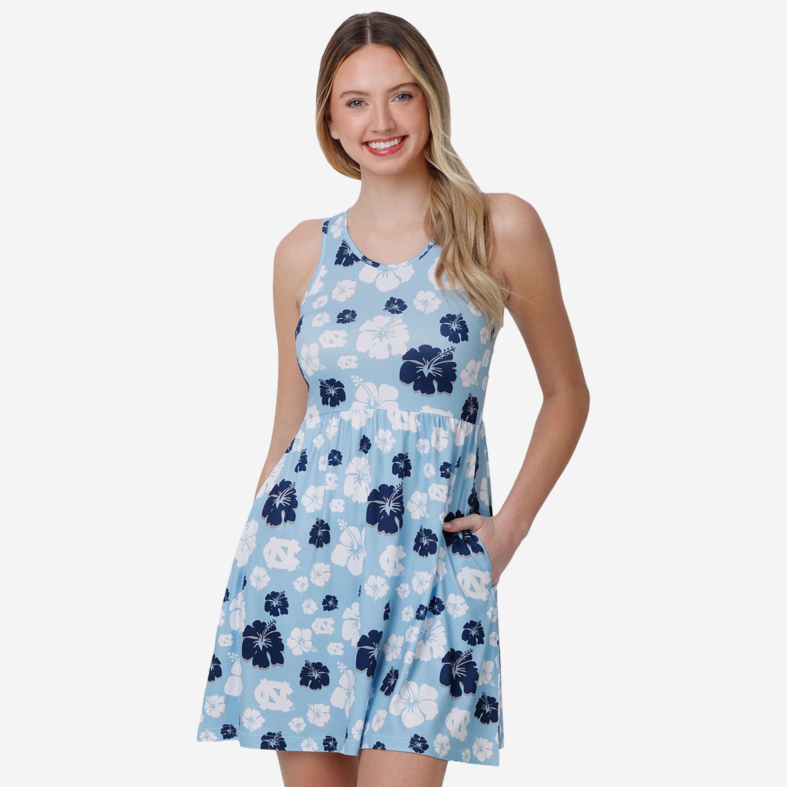 North Carolina Tar Heels Womens Fan Favorite Floral Sundress