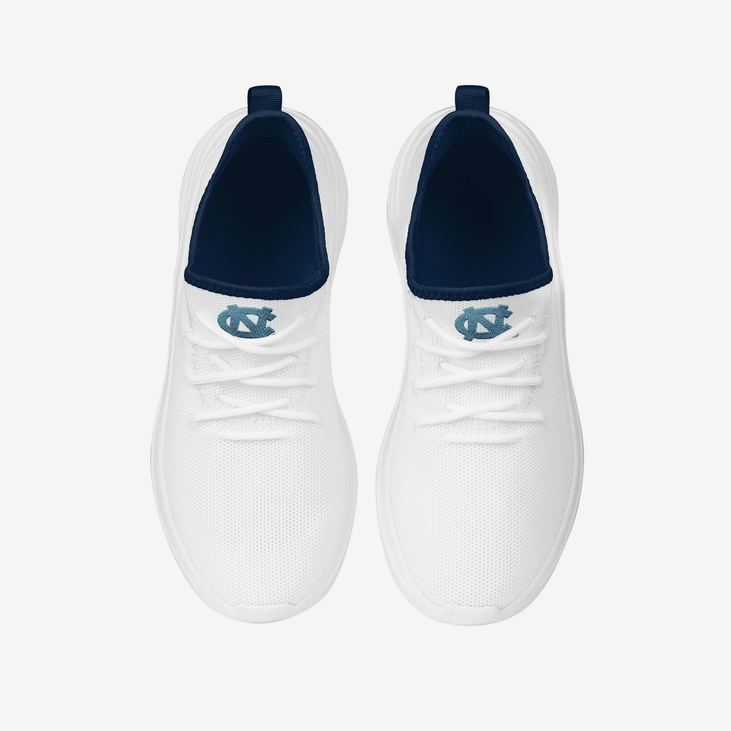 North Carolina Tar Heels Womens Midsole White Sneaker - Image 4
