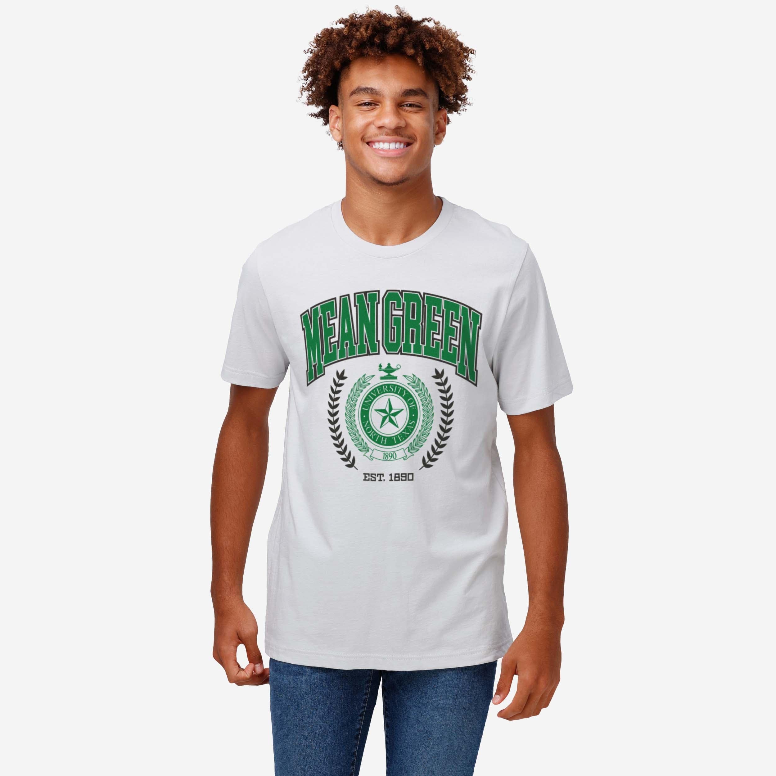 North Texas Mean Green Team Crest T-Shirt - Image 2